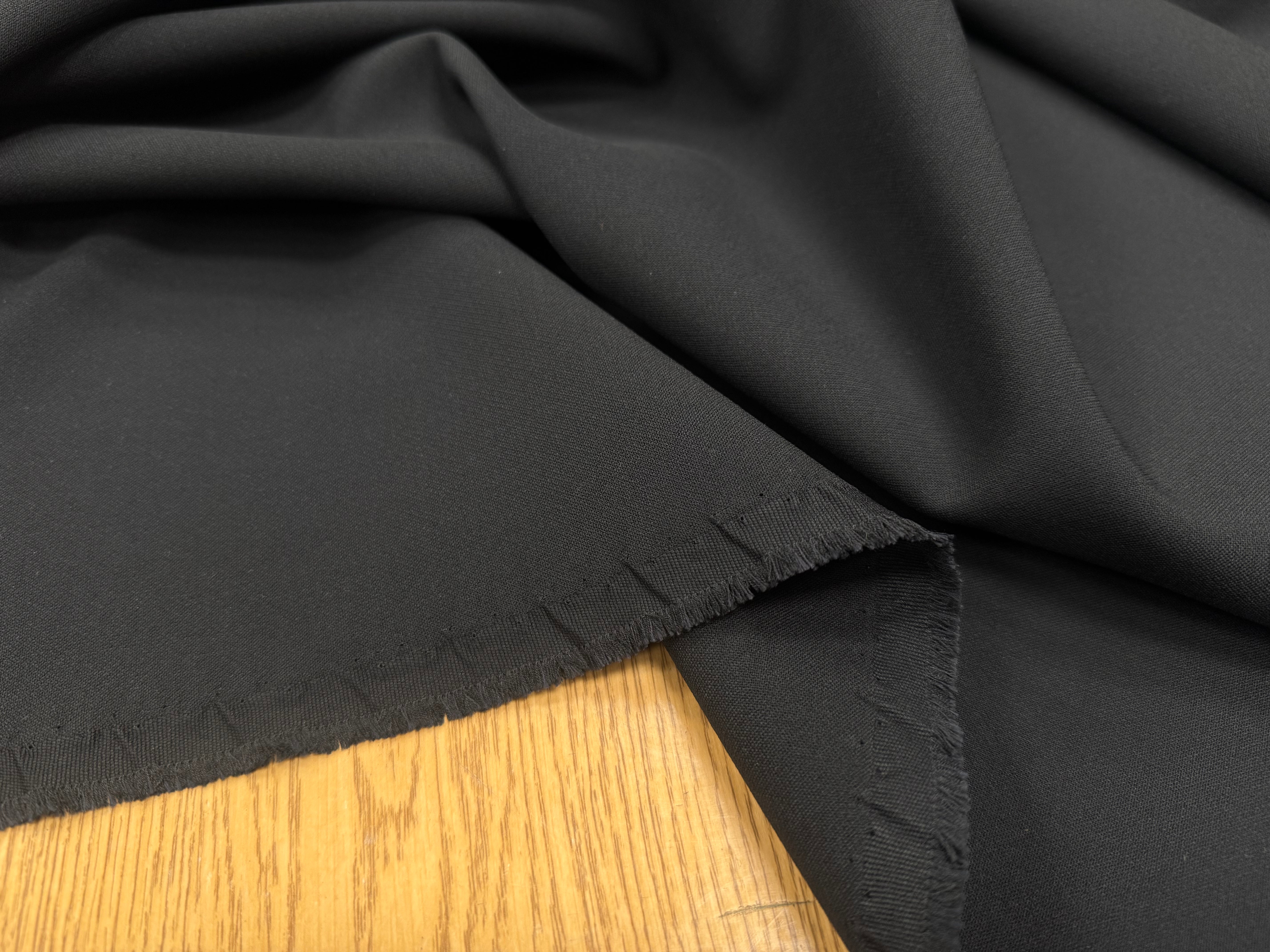 GABARDINE STRECH UNI NOIR - My Little Coupon