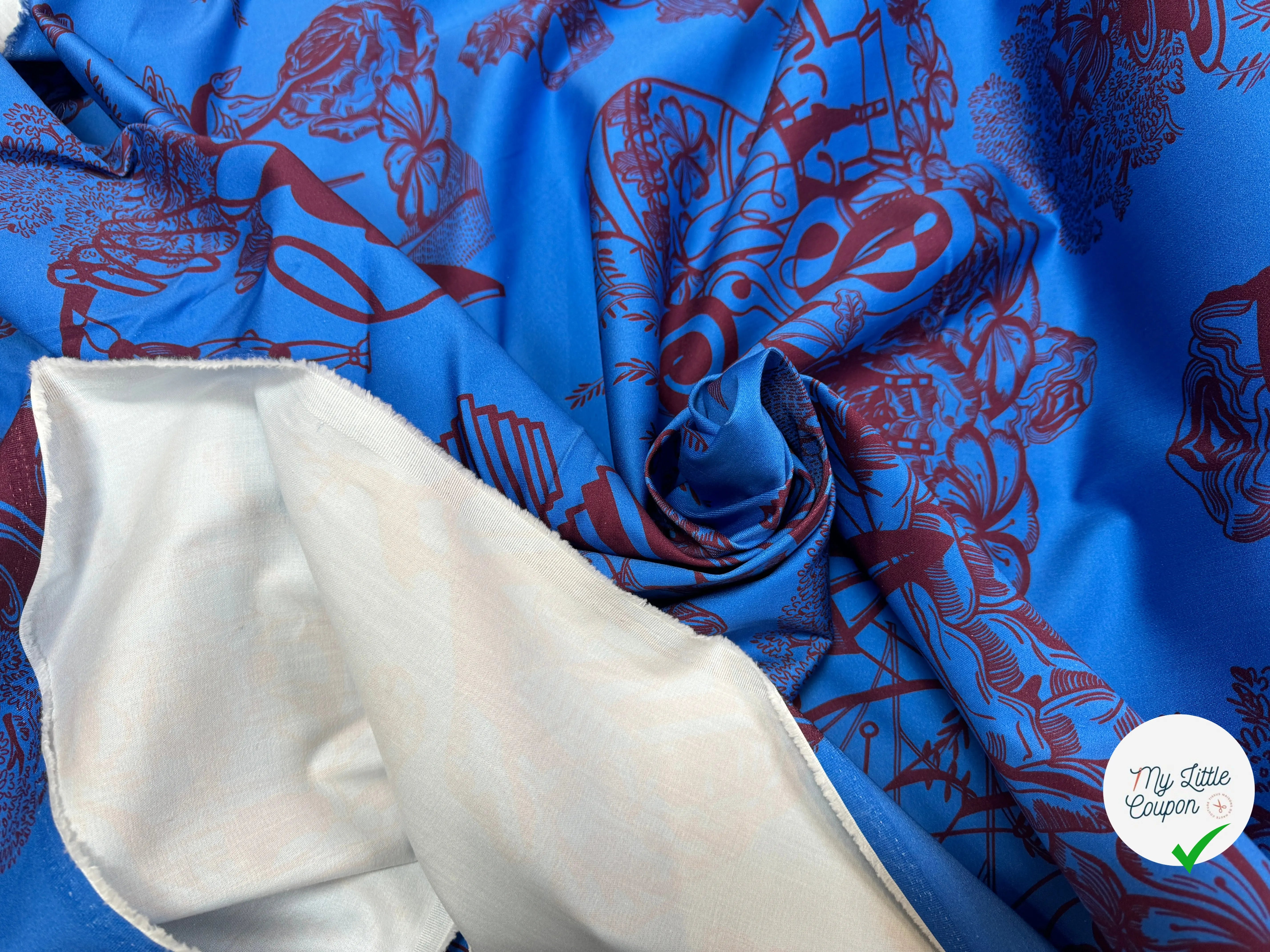 GABARDINE STRETCH DE COTON CREATORE - My Little Coupon