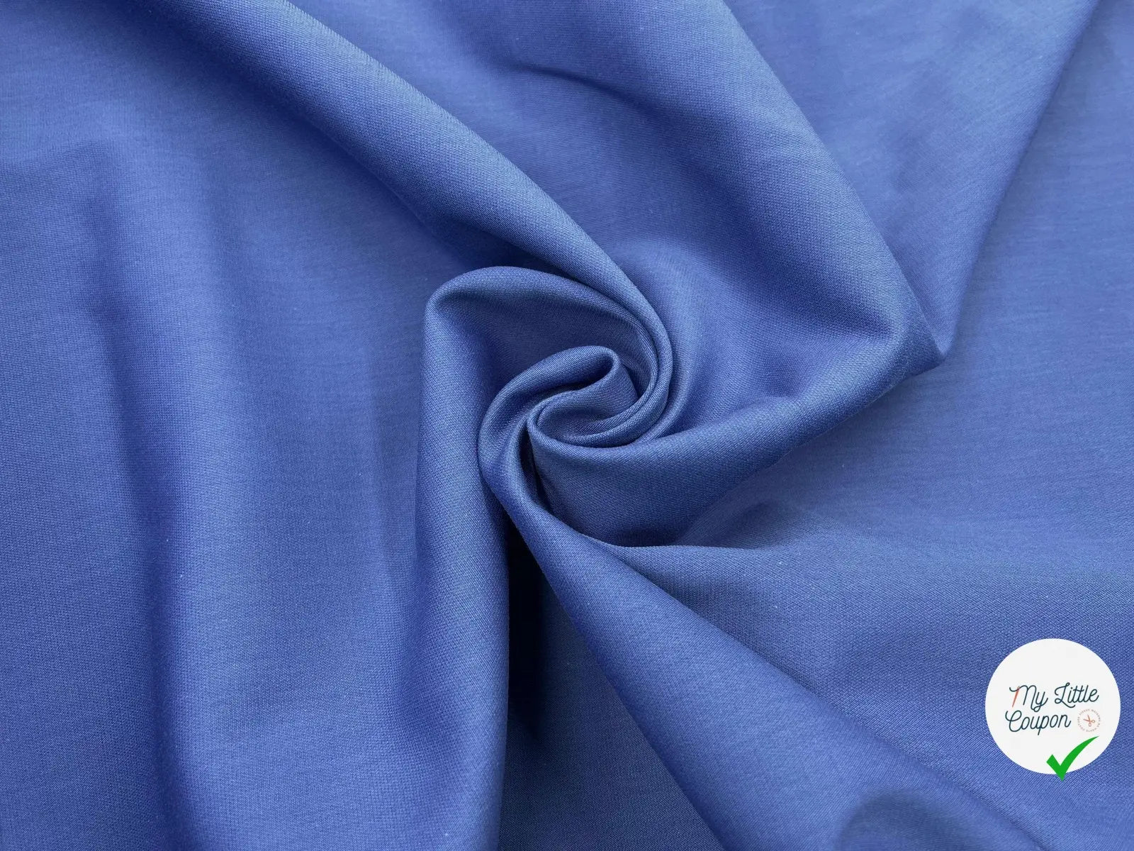 GABARDINE STRETCH FINE BLEU ROYAL - My Little Coupon - tissu - coudre
