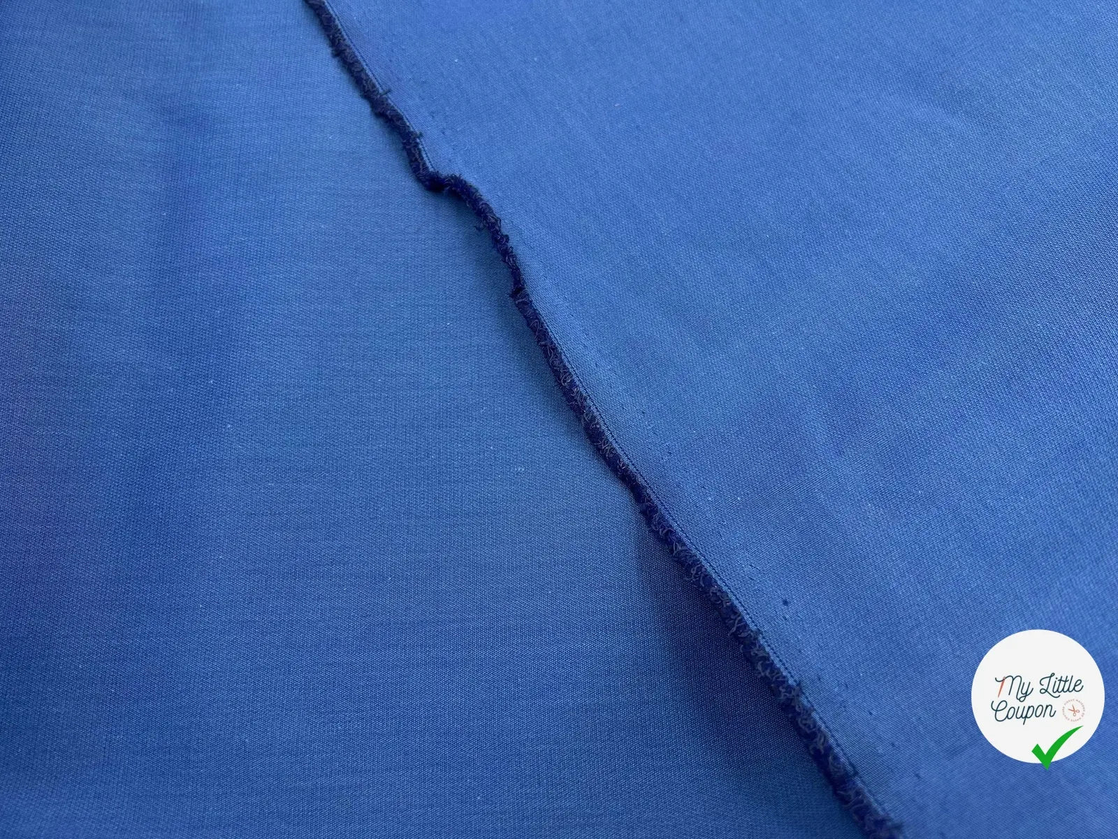 GABARDINE STRETCH FINE BLEU ROYAL - My Little Coupon - tissu - coudre