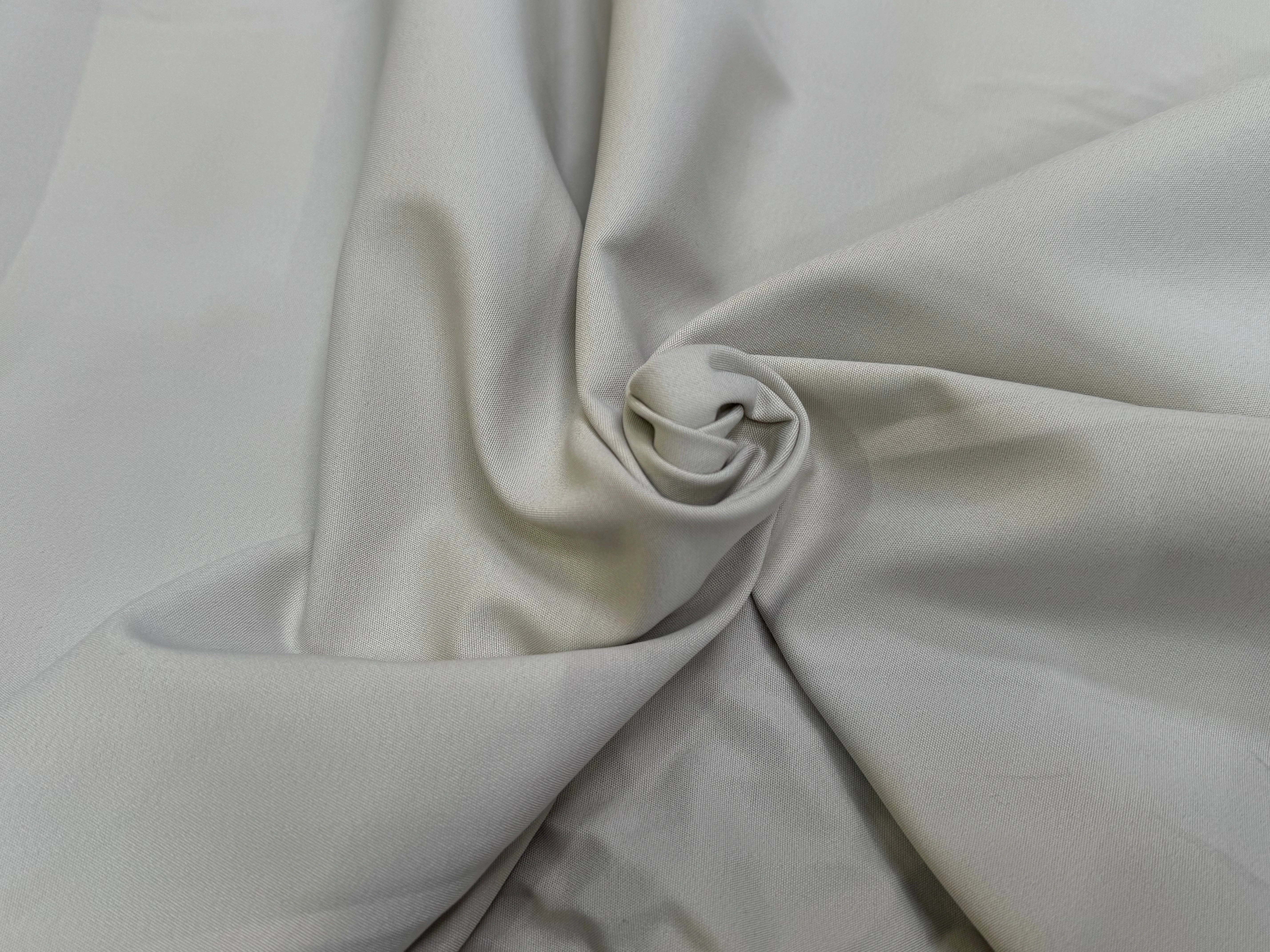 GABARDINE STRETCH POLYVISCOSE BEIGE MAKURIA - My Little Coupon