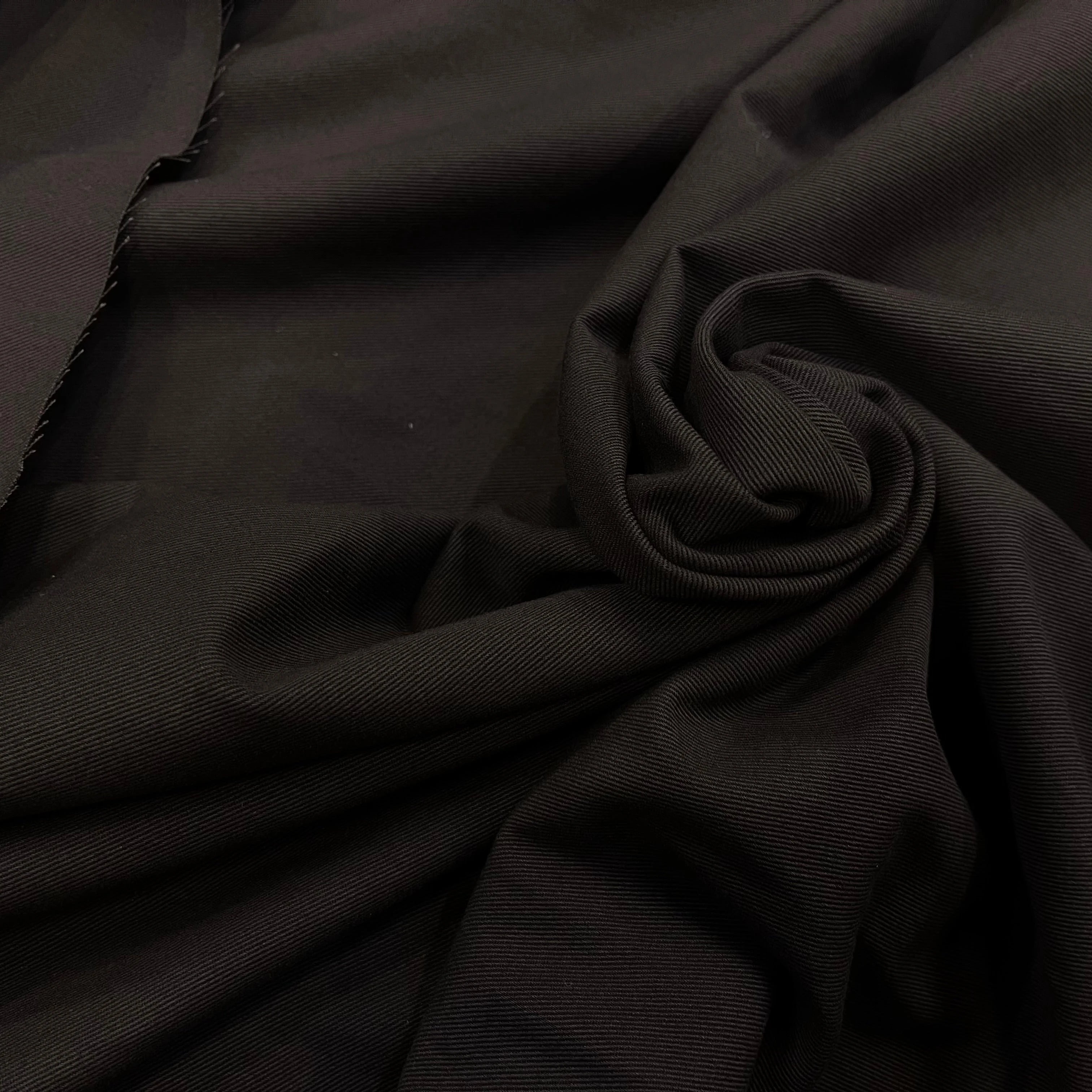 GABARDINE STRIÉE CHOCOLAT 140CM - My Little Coupon