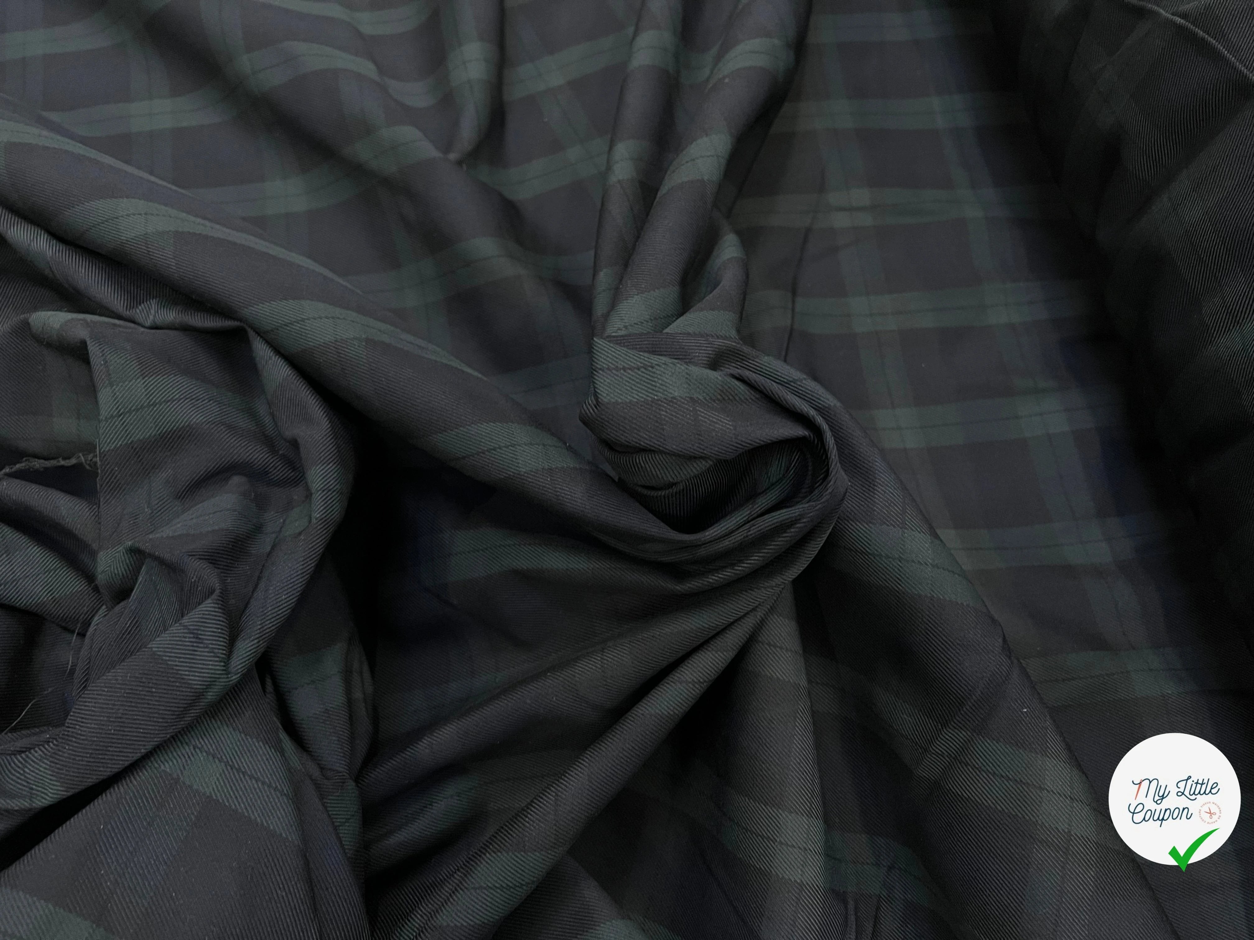 GABARDINE STRIÉE DEPERLANTE SCOTLAND STYLE - My Little Coupon