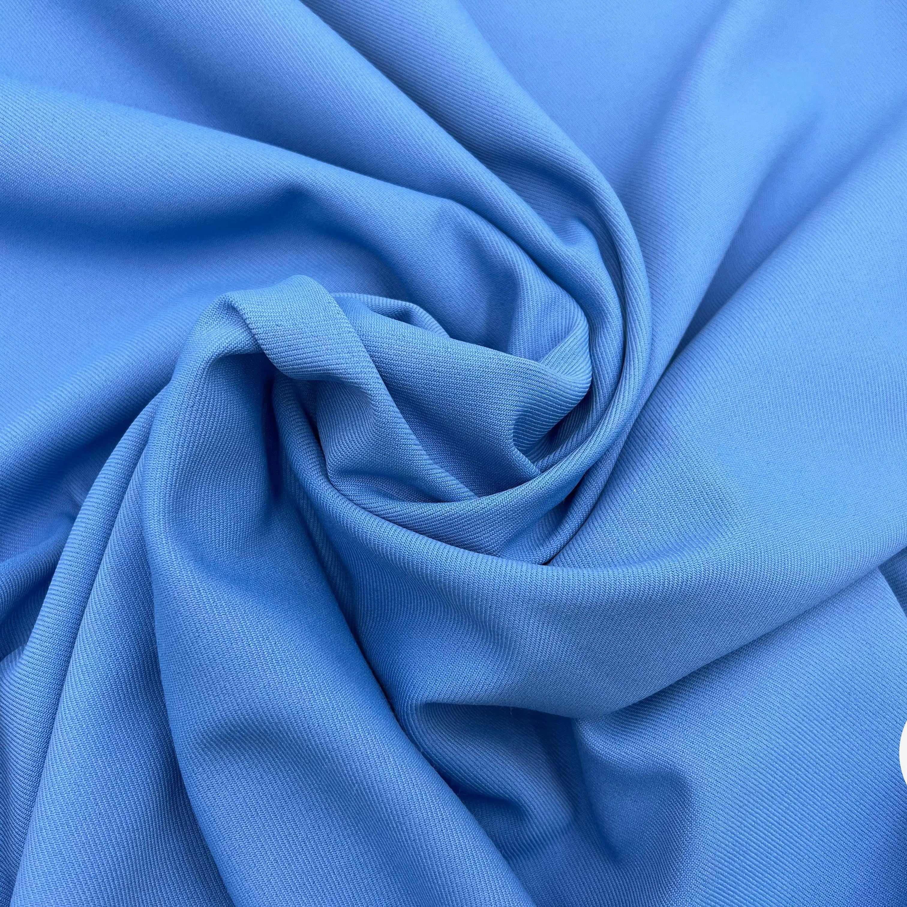 GABARDINE TECHNIQUE BLEU NATTÉ - My Little Coupon - tissu - coudre