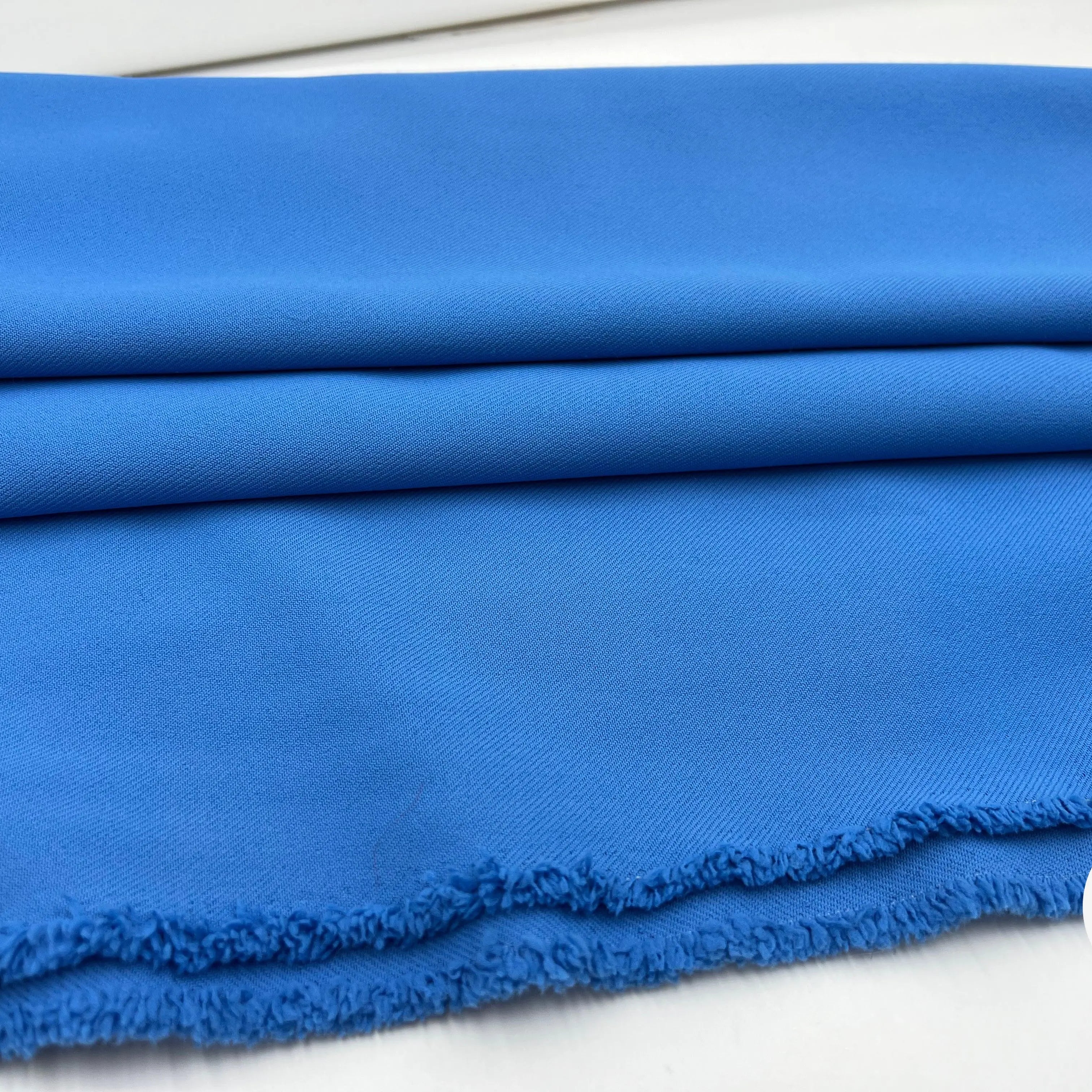 GABARDINE TECHNIQUE BLEU NATTÉ - My Little Coupon - tissu - coudre