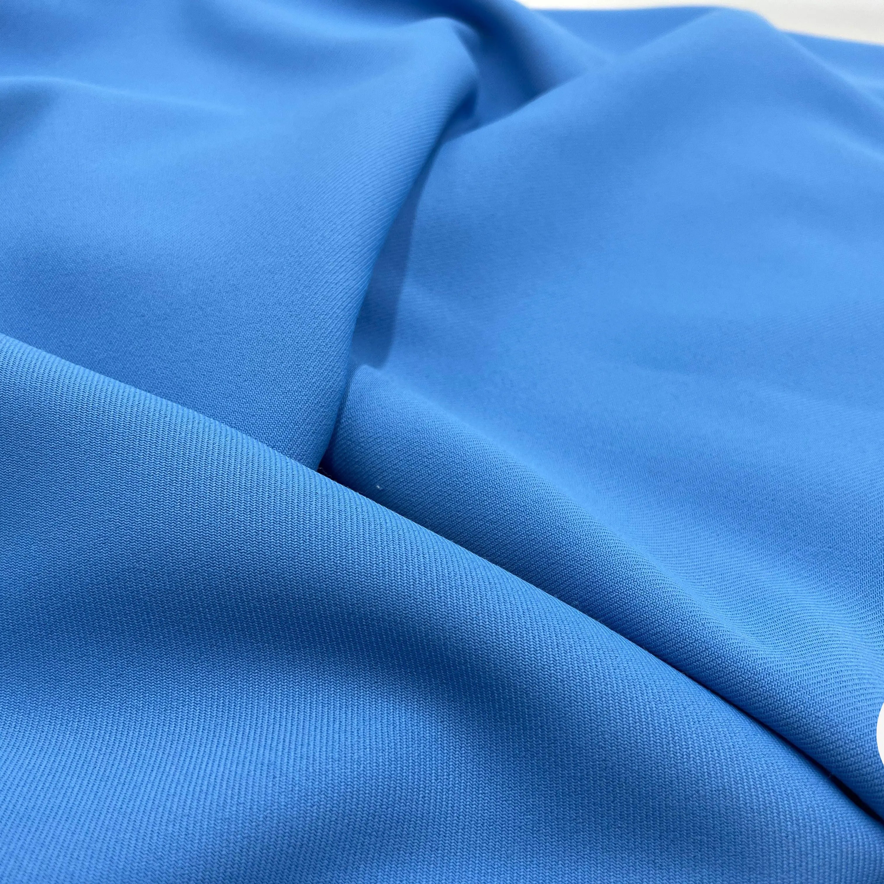 GABARDINE TECHNIQUE BLEU NATTÉ - My Little Coupon - tissu - coudre