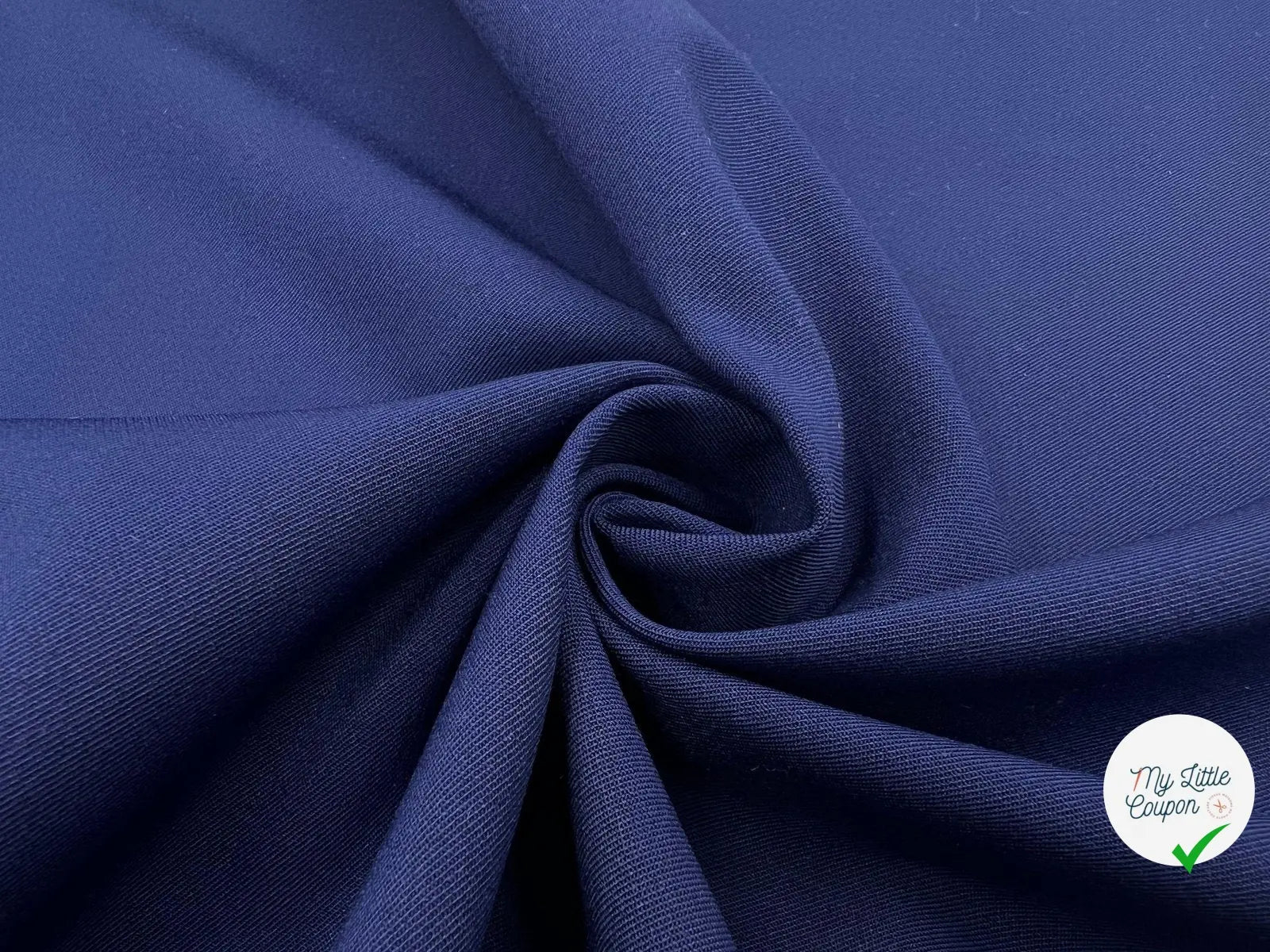 GABARDINE TECHNIQUE STRETCH MARINE - My Little Coupon - tissu - coudre