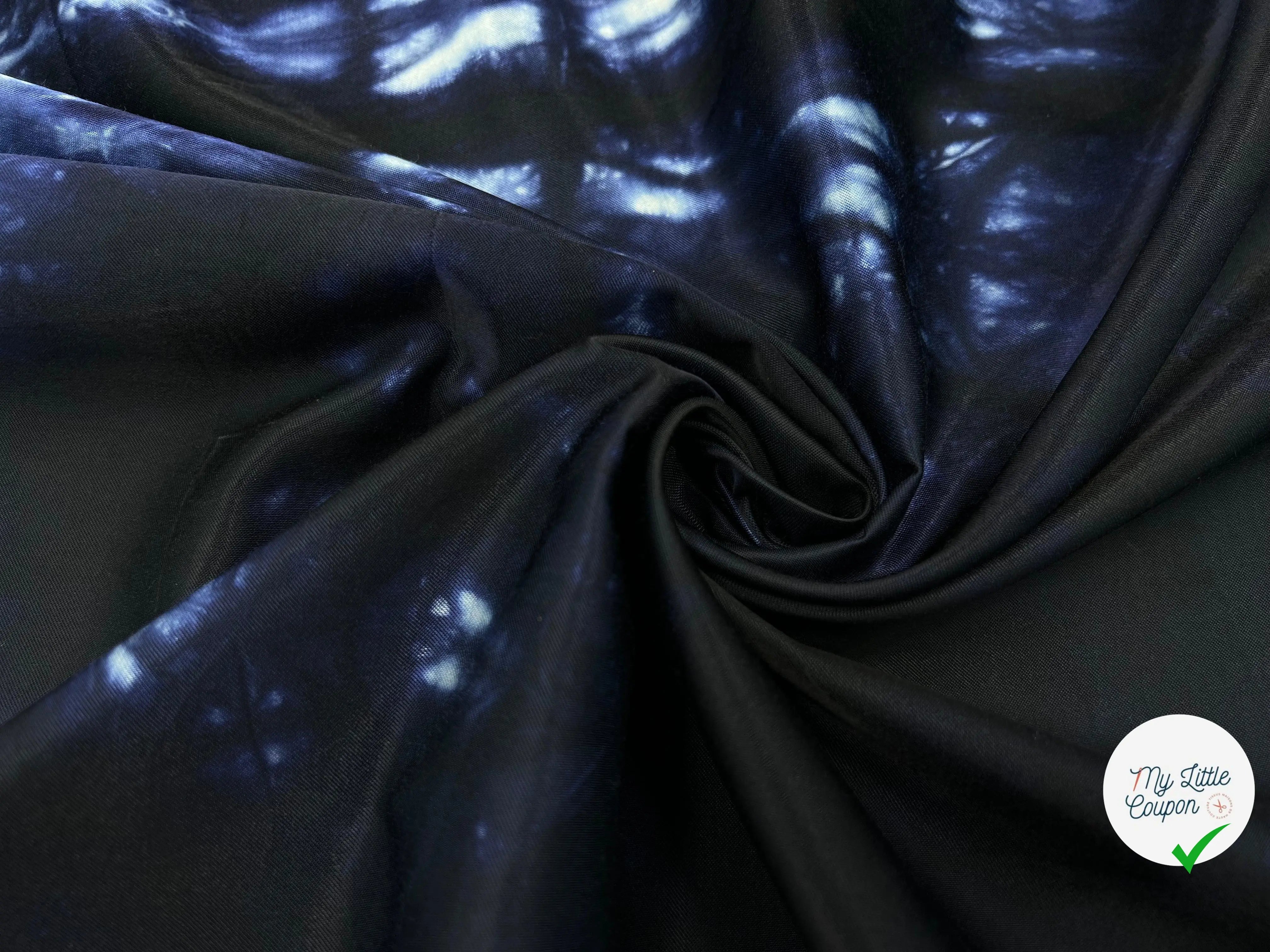 GABARDINE VISCOSE IMPRIMÉ TYE AND DYE - My Little Coupon - tissu - coudre