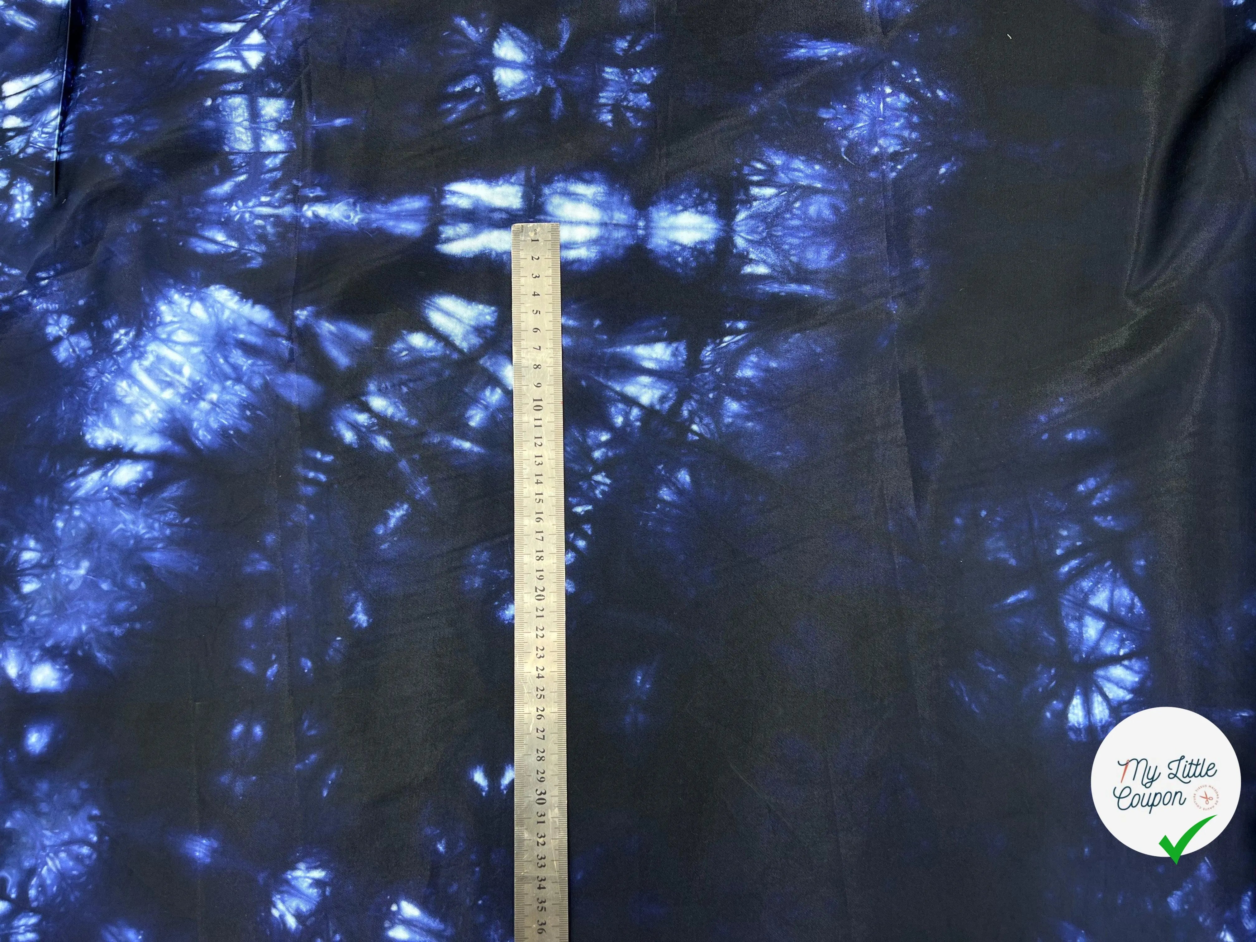 GABARDINE VISCOSE IMPRIMÉ TYE AND DYE - My Little Coupon - tissu - coudre