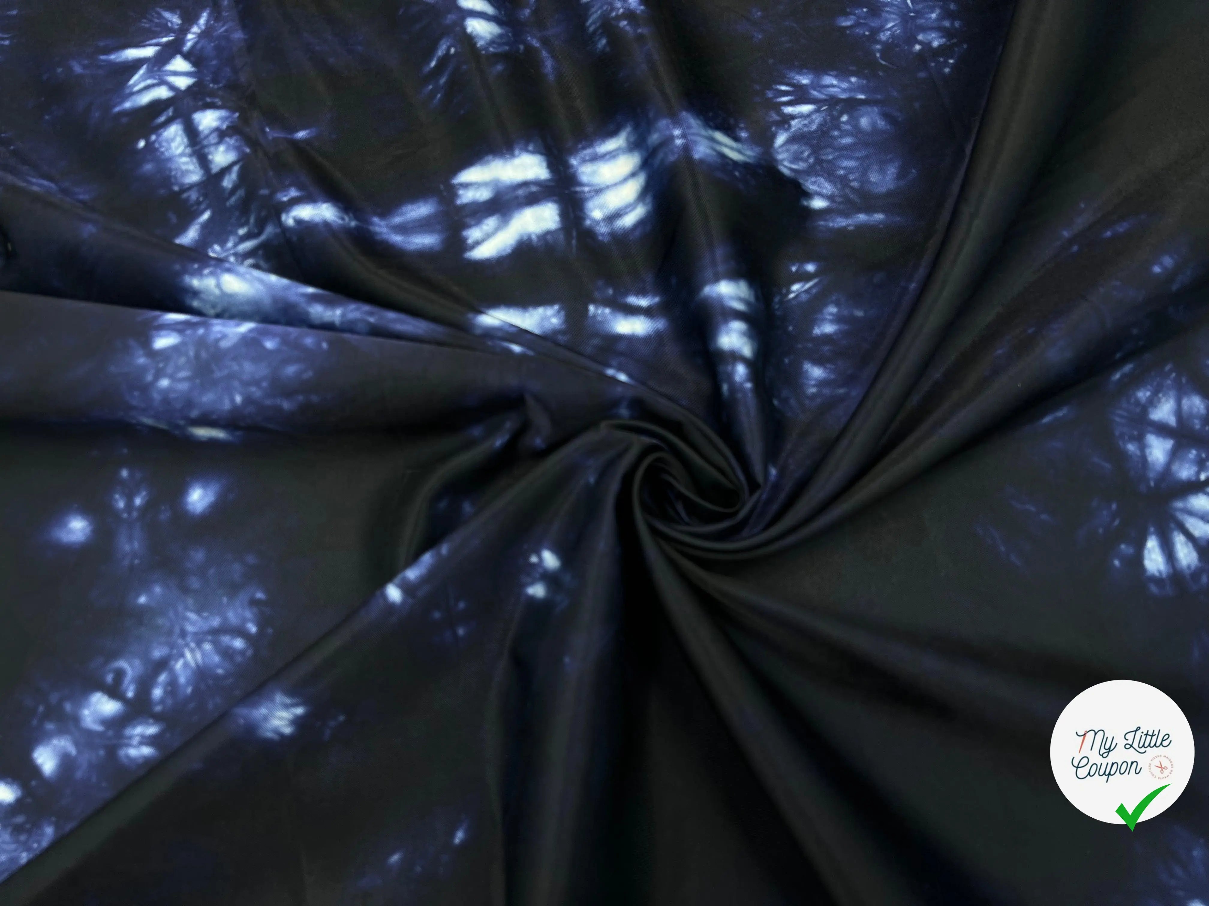 GABARDINE VISCOSE IMPRIMÉ TYE AND DYE - My Little Coupon - tissu - coudre