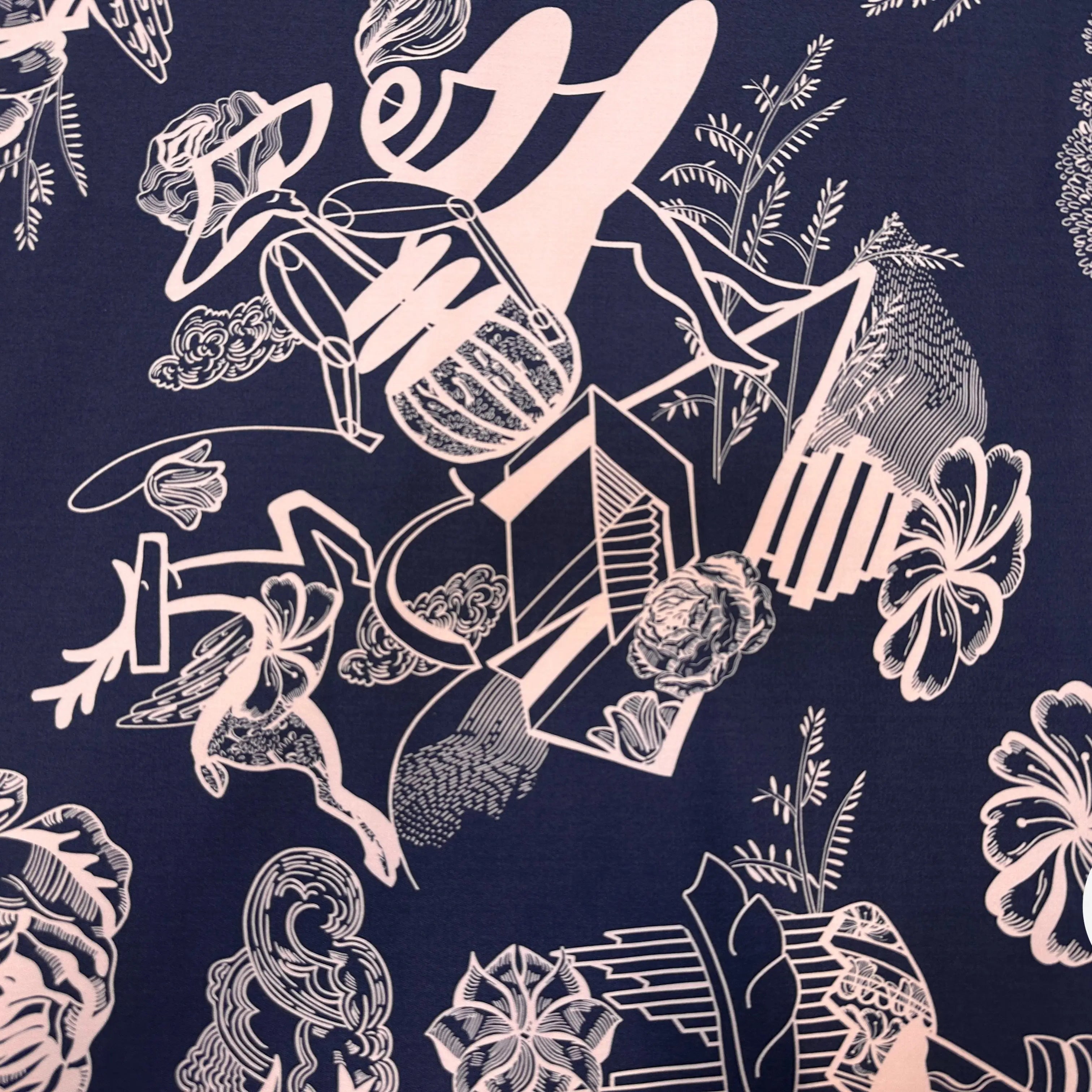 GABARDINE VISCOSE STRECTH IMPRIMÉE - My Little Coupon