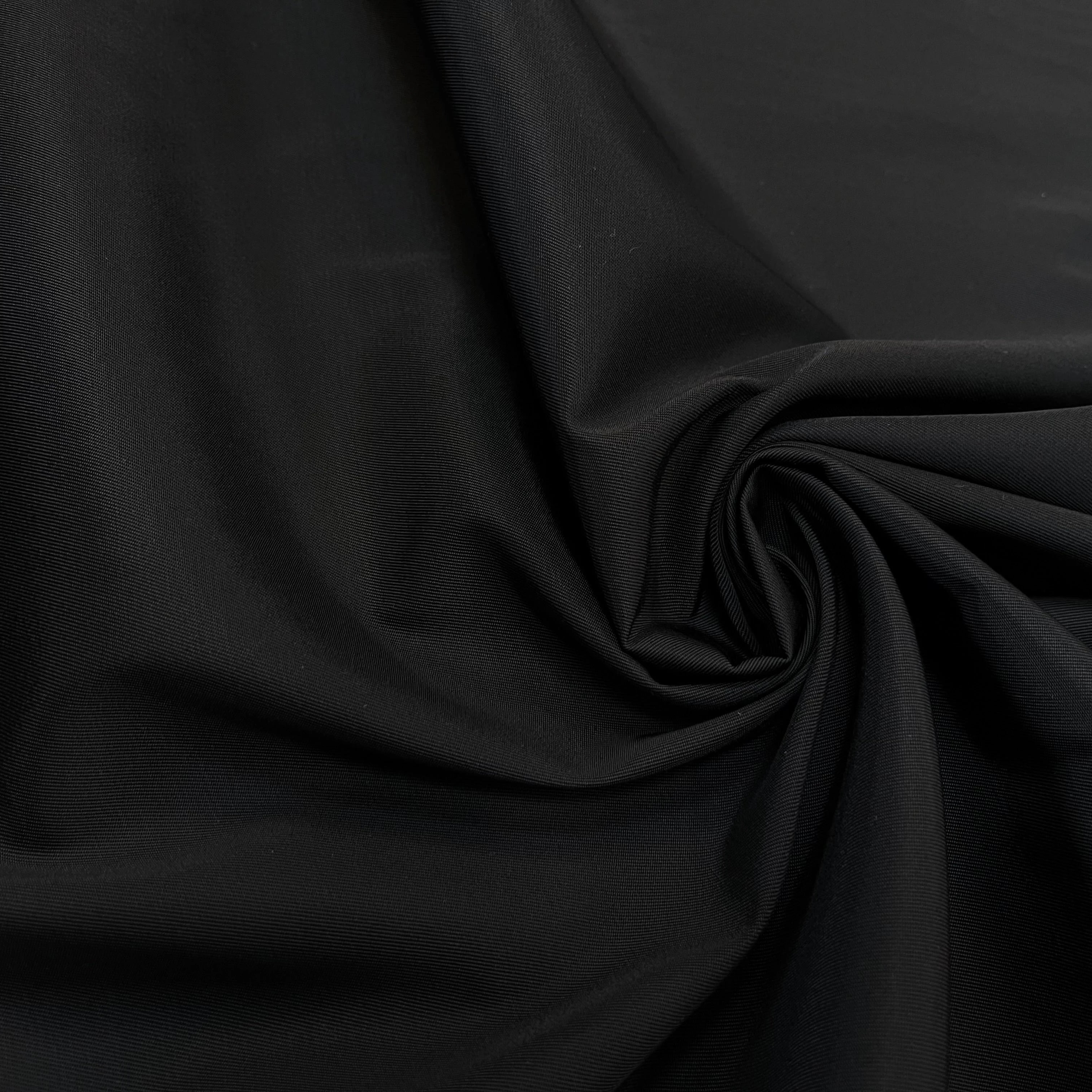 GABRDINE POLYAMIDE UNI NOIR - My Little Coupon