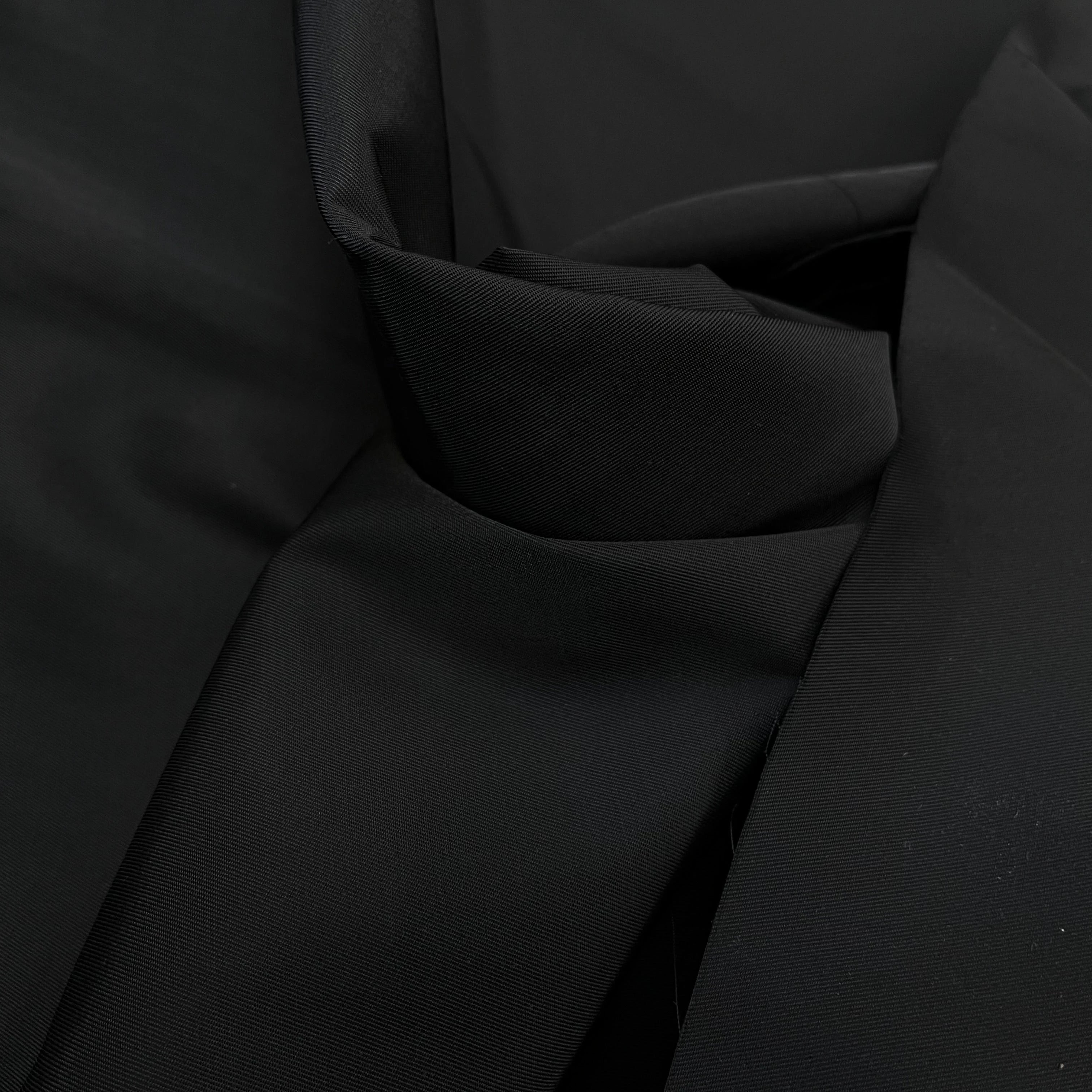 GABRDINE POLYAMIDE UNI NOIR - My Little Coupon