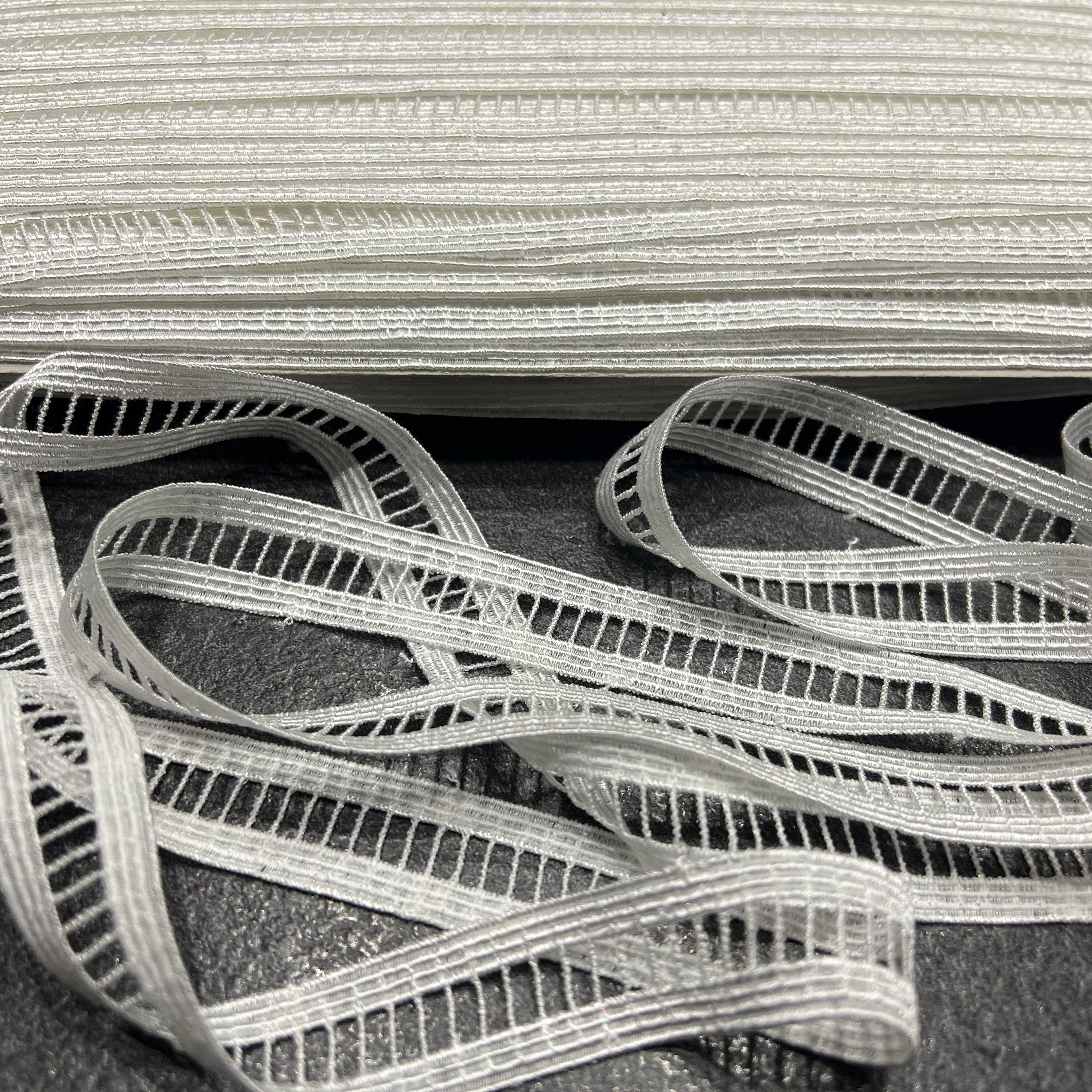 GALON AJOURÉ ÉCHELLE BLANC 20mm - My Little Coupon