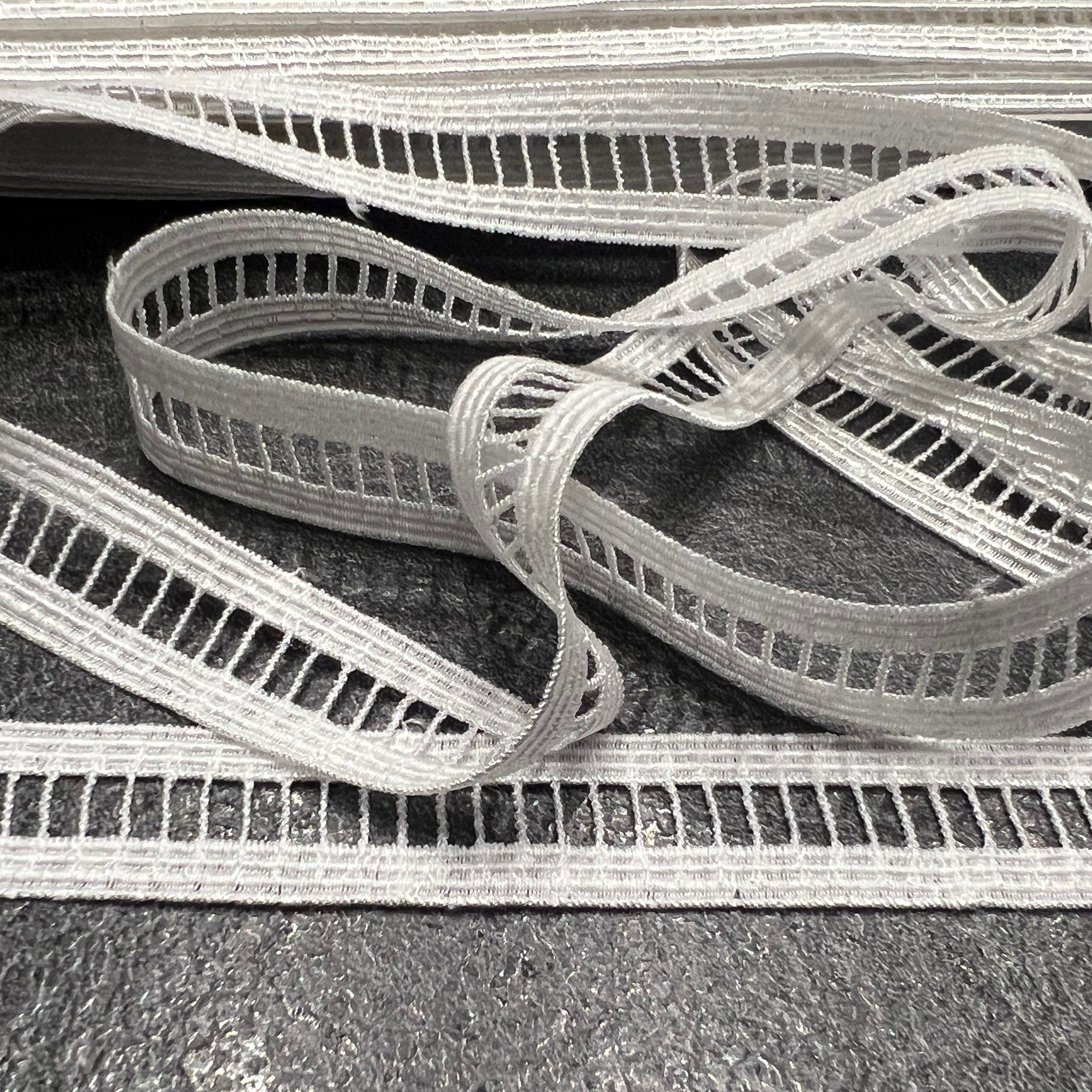 GALON AJOURÉ ÉCHELLE BLANC 20mm - My Little Coupon