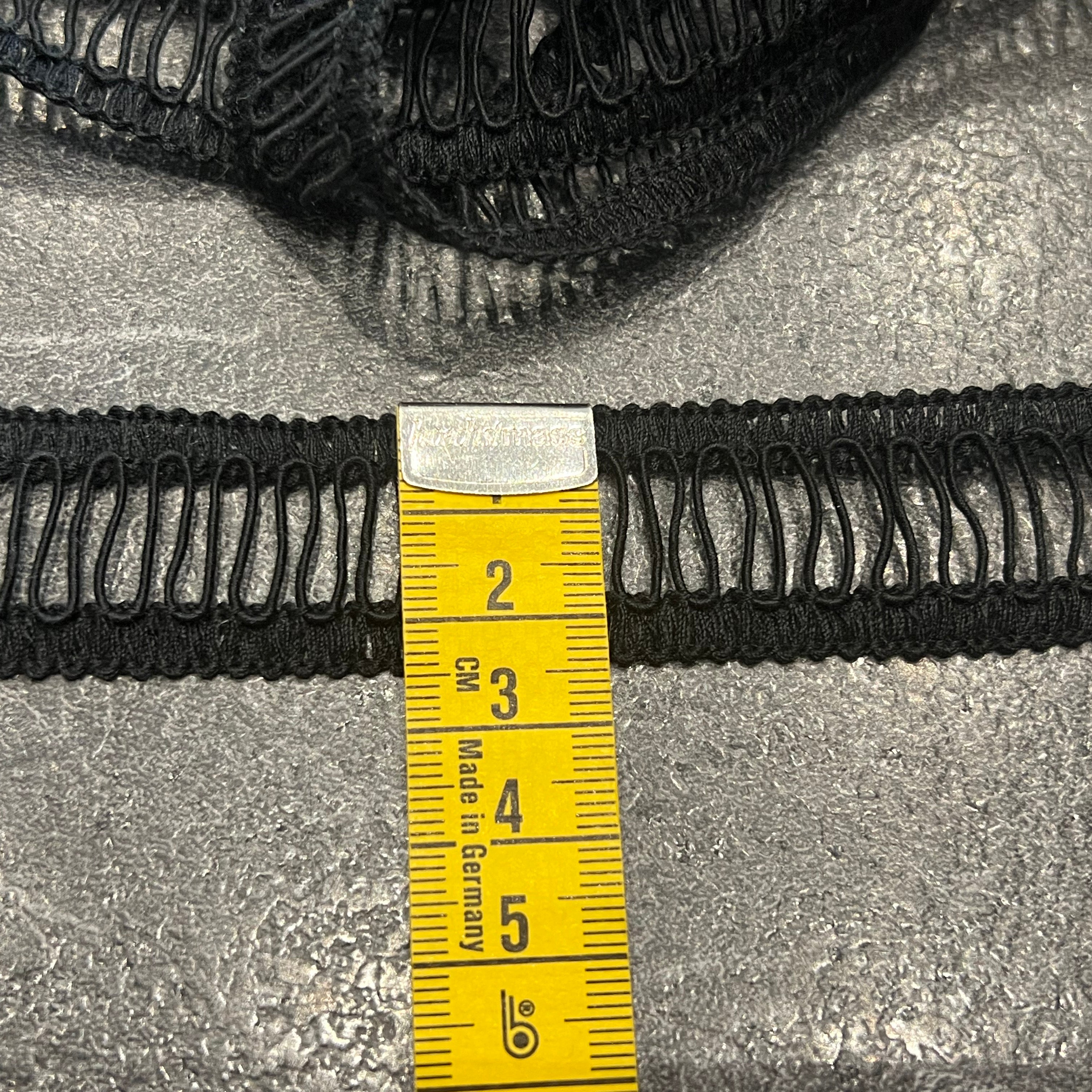 GALON AJOURÉ ÉCHELLE NOIR 25mm - My Little Coupon