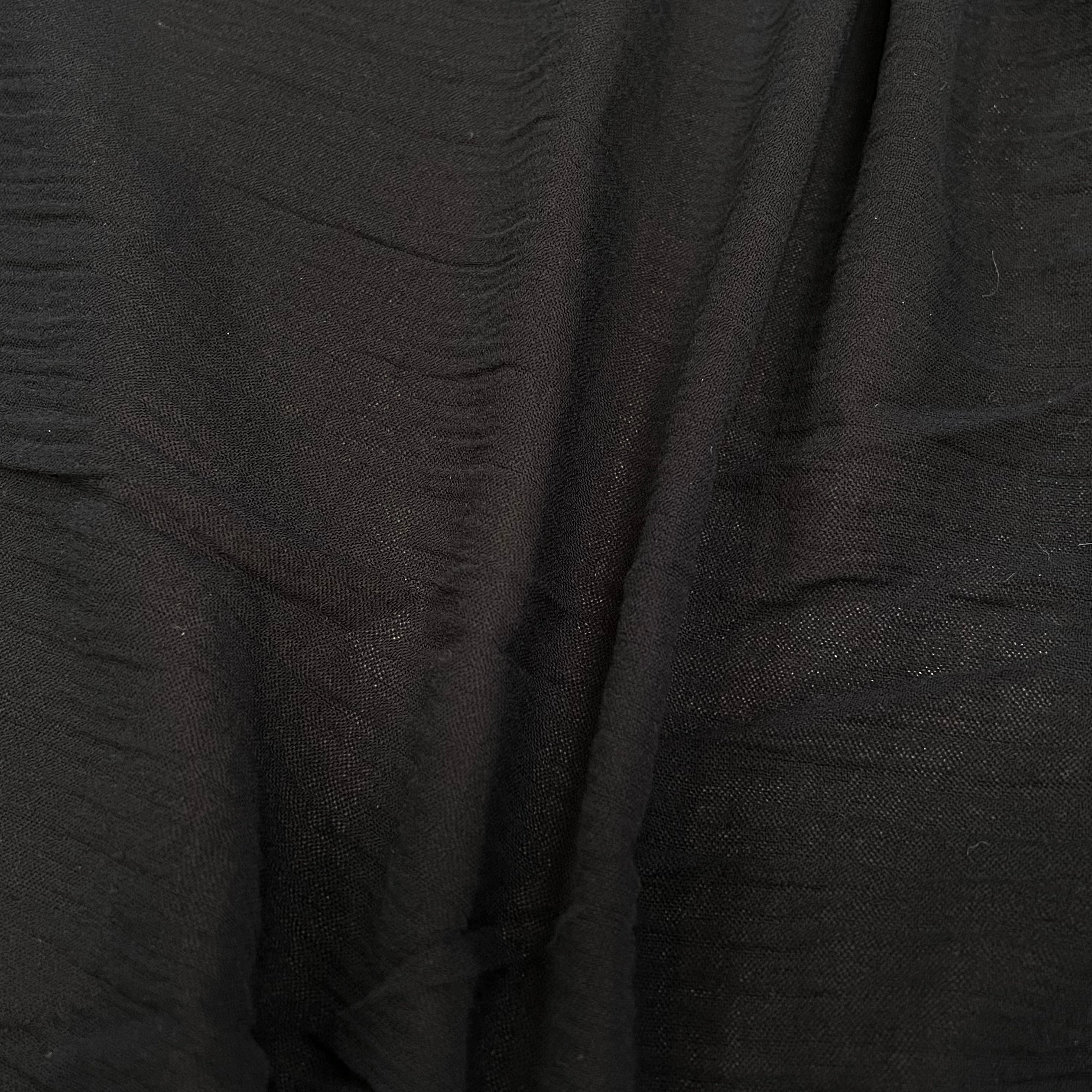 GAZE DE COTON NOIR 110CM - My Little Coupon