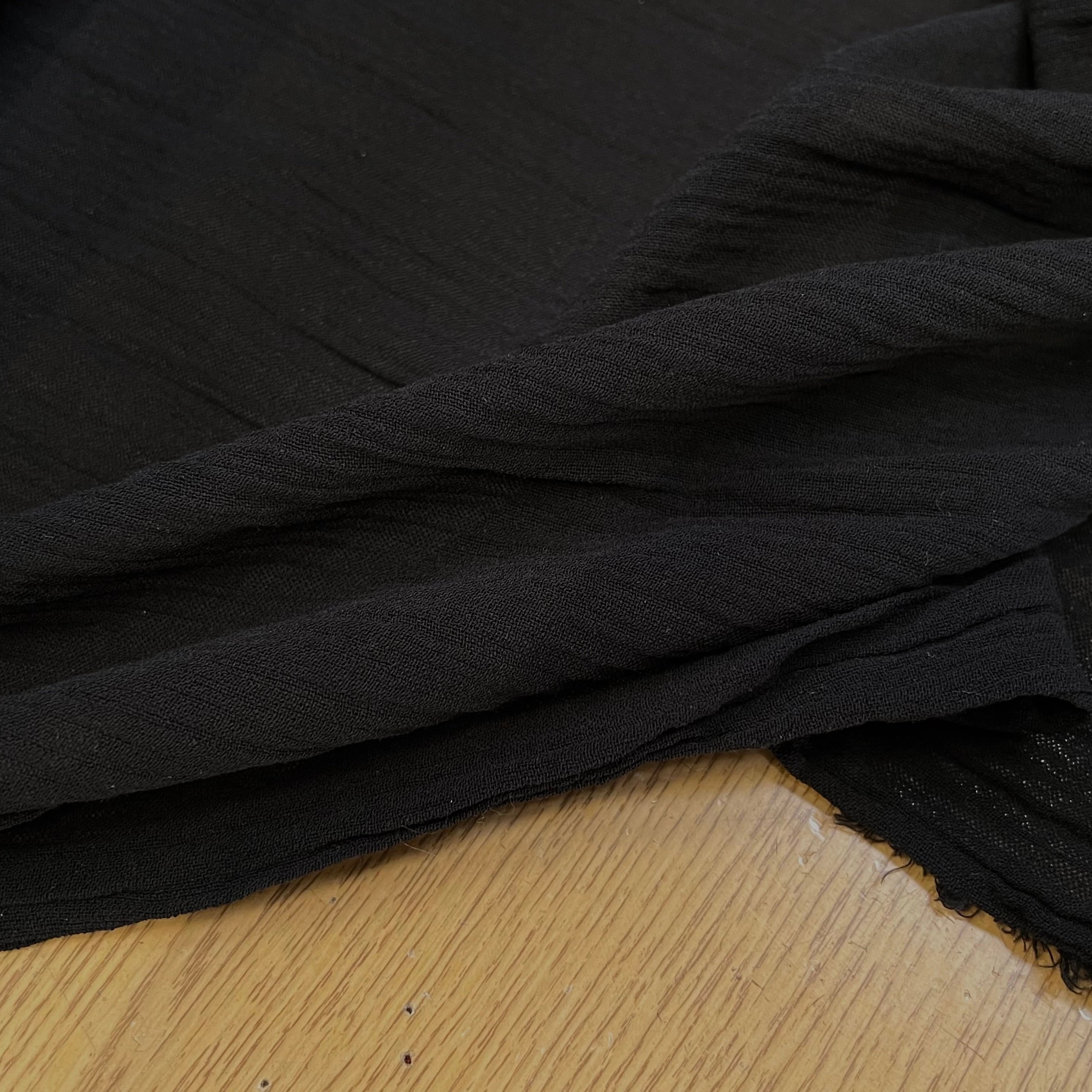 GAZE DE COTON NOIR 110CM - My Little Coupon