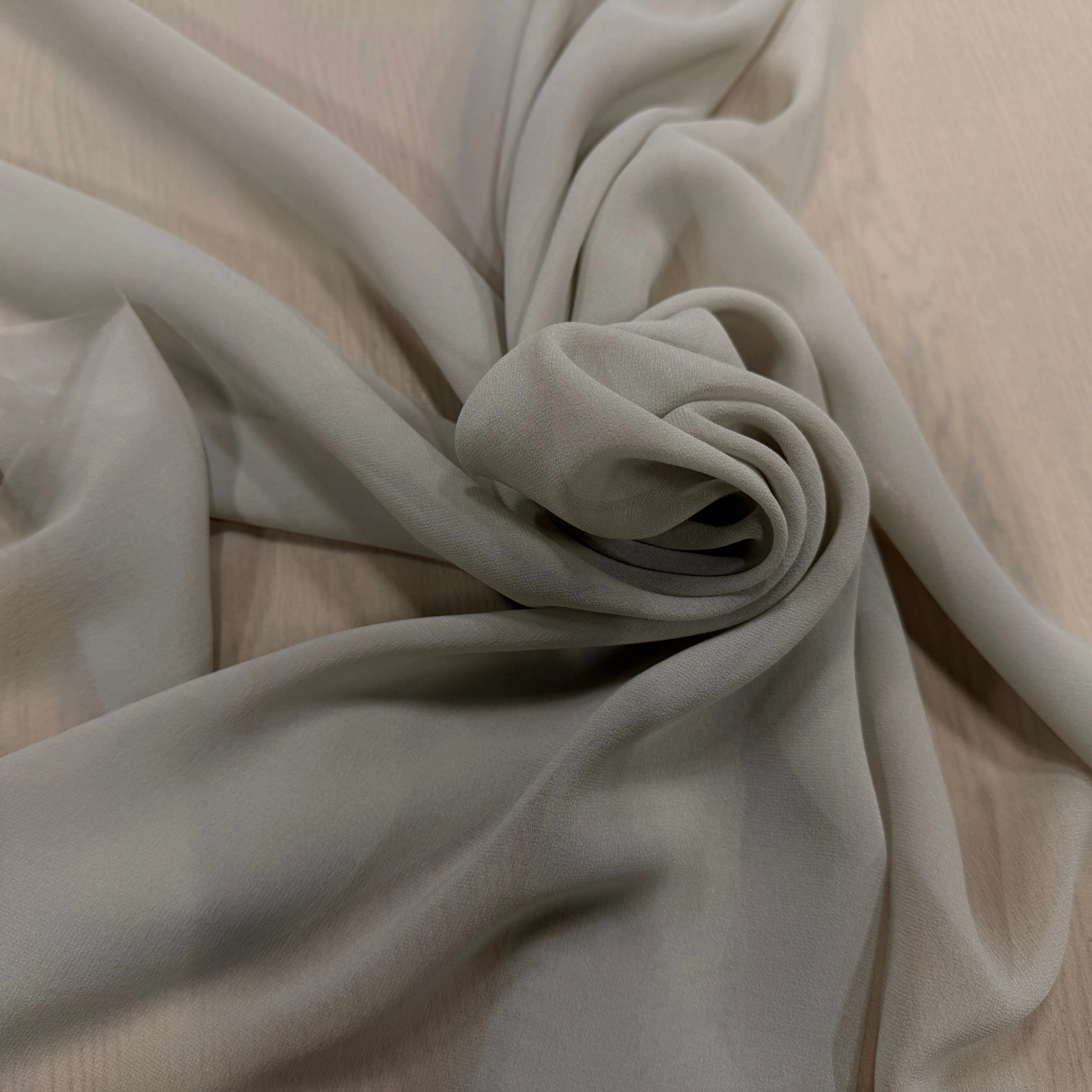 GEORGETTE DE SOIE BEIGE - My Little Coupon