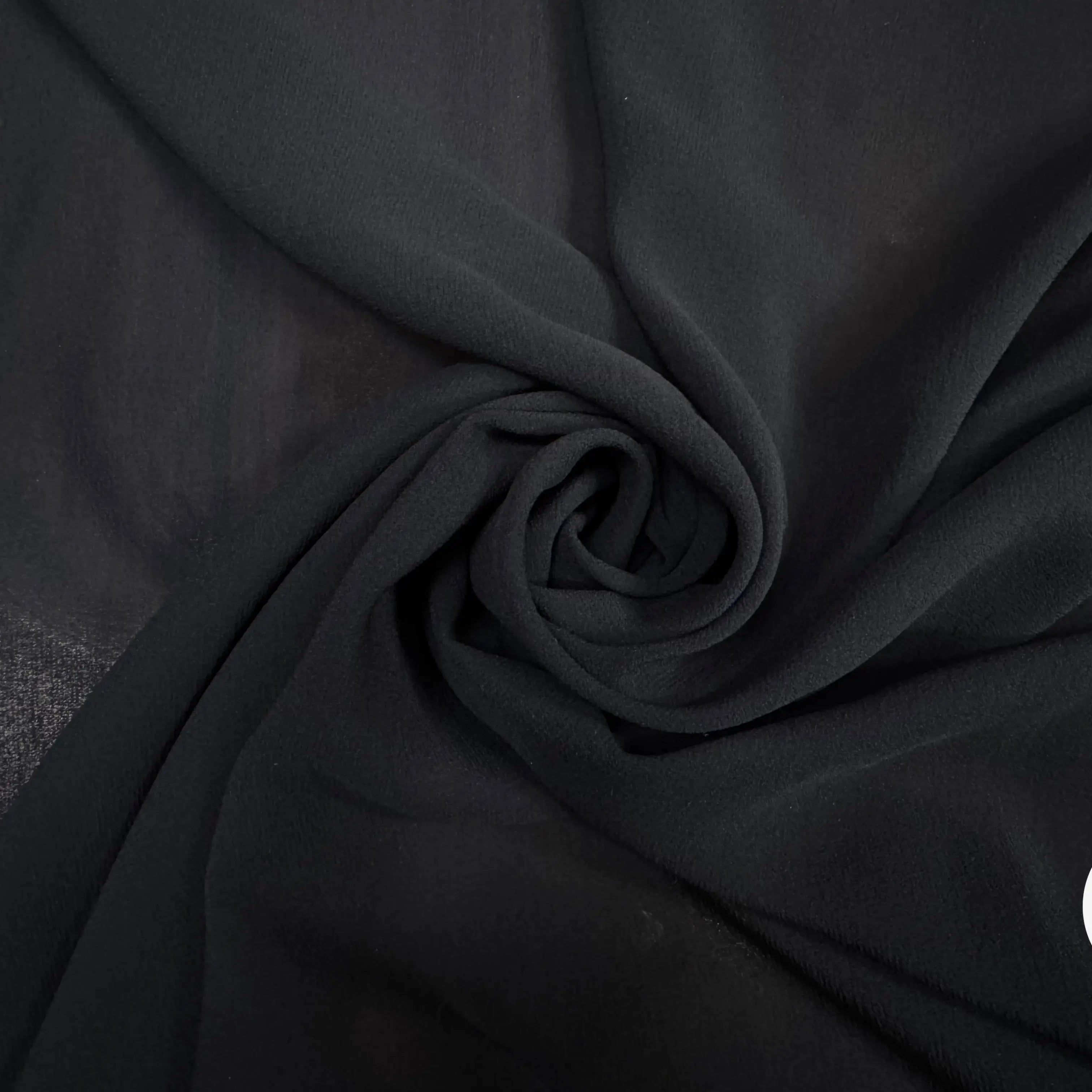 GEORGETTE DE SOIE, Anthracite Blue - My Little Coupon