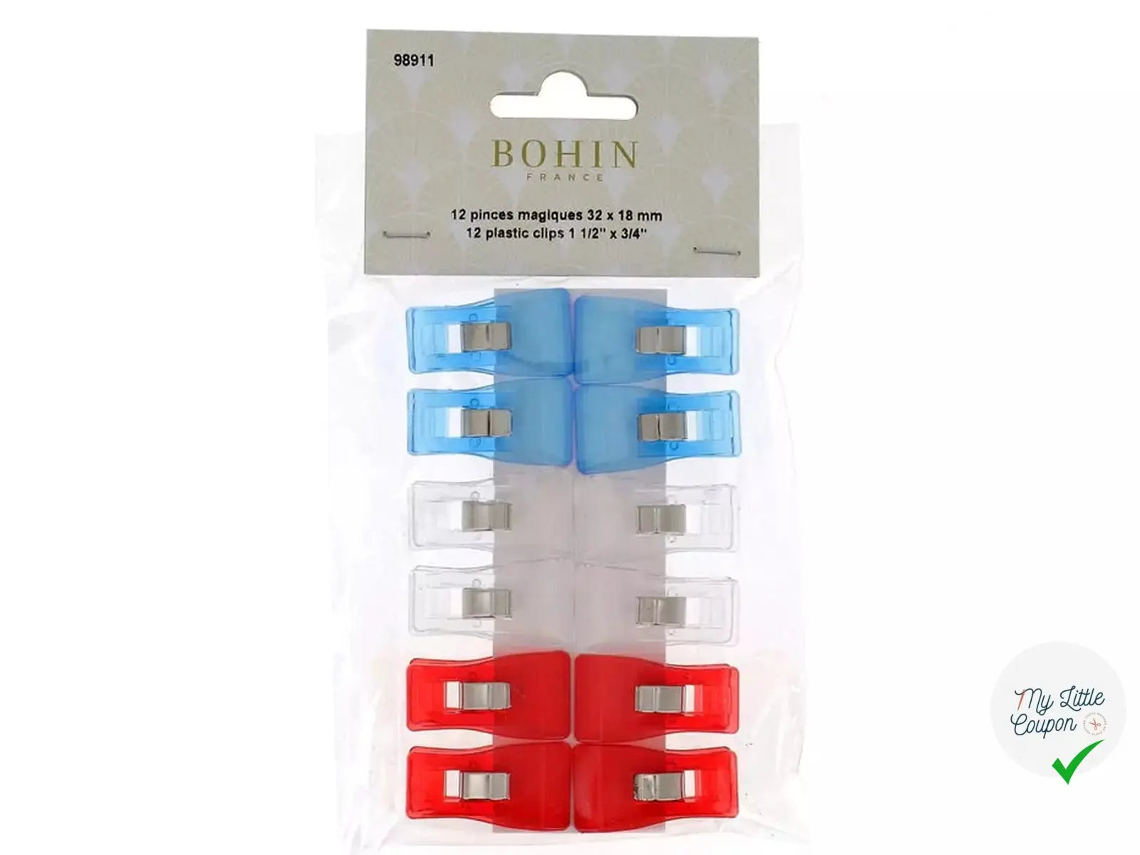 GRANDES PINCES MAGIQUES POUR TRAVAUX DE COUTURE 32MM MLC INTERN