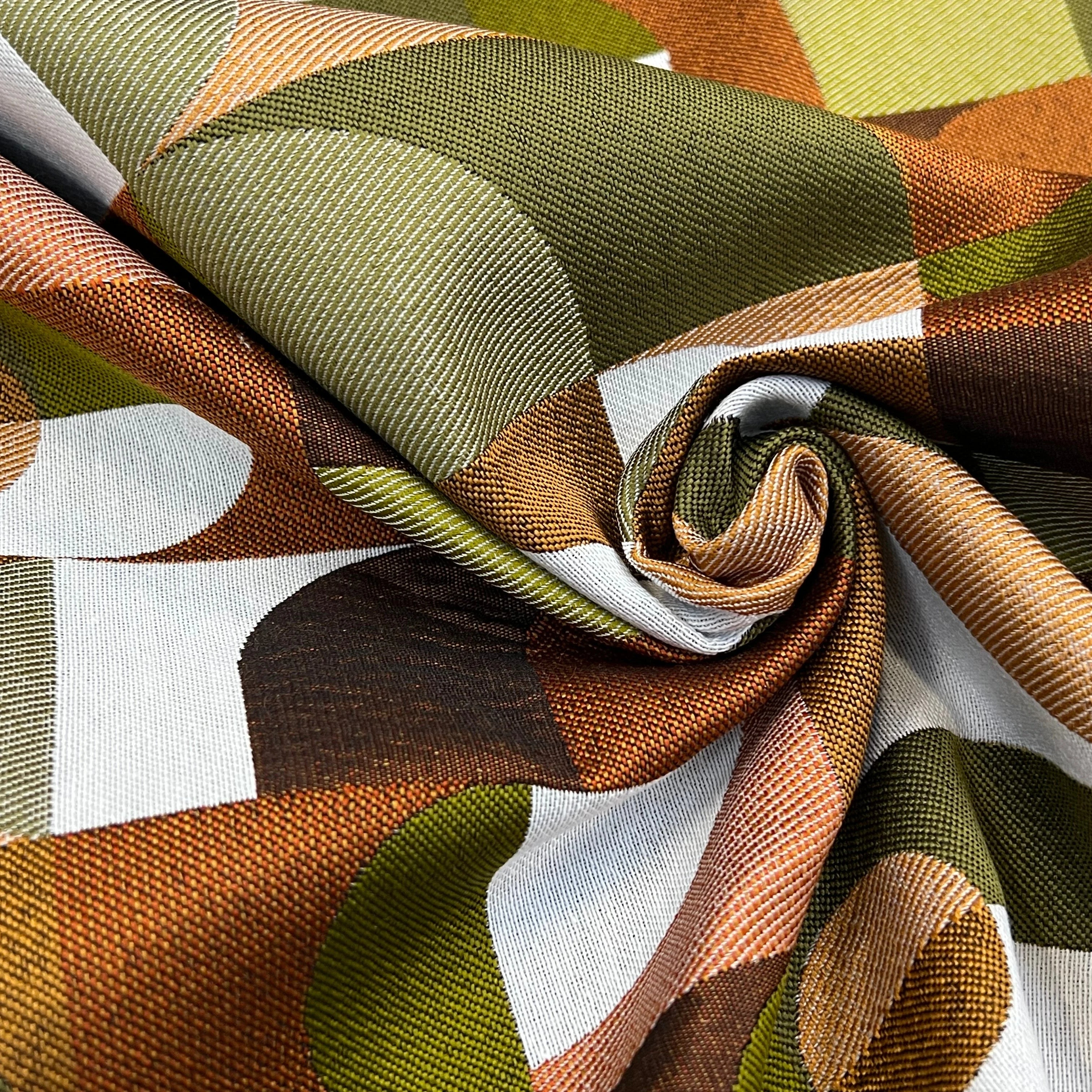 JACQUARD ABSTRACT ALLOVER BRONZE 140 CM - My Little Coupon