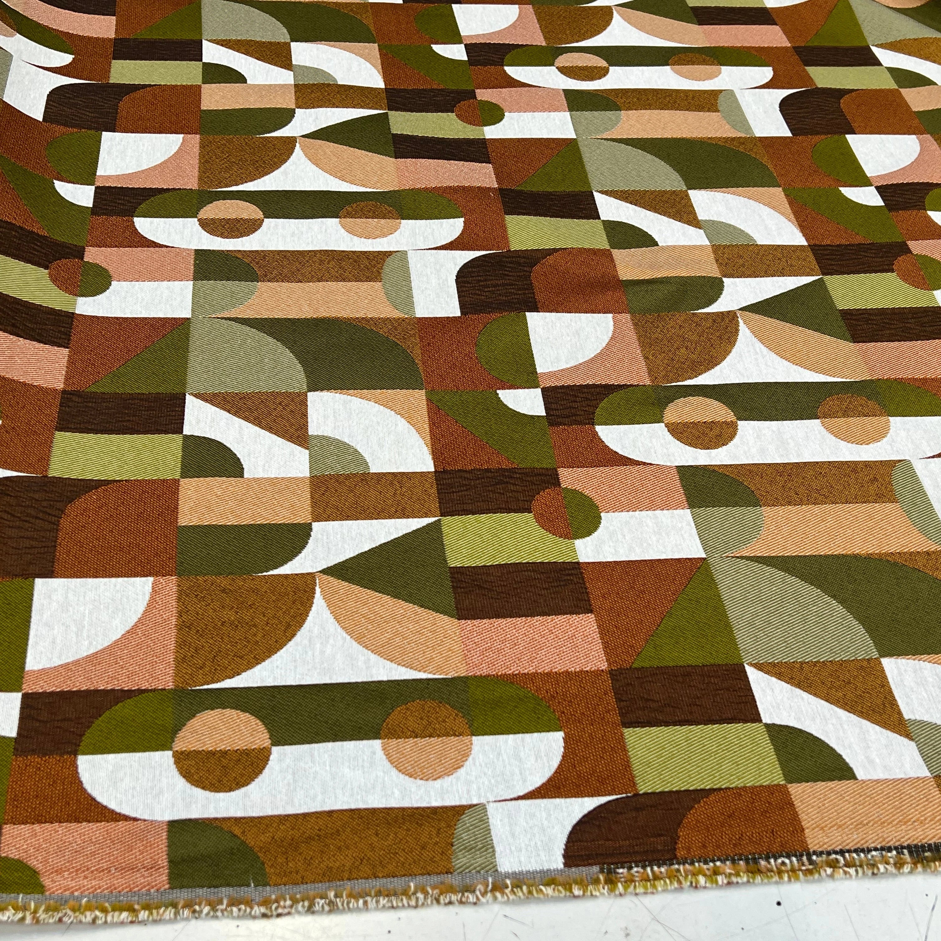 JACQUARD ABSTRACT ALLOVER BRONZE 140 CM - My Little Coupon