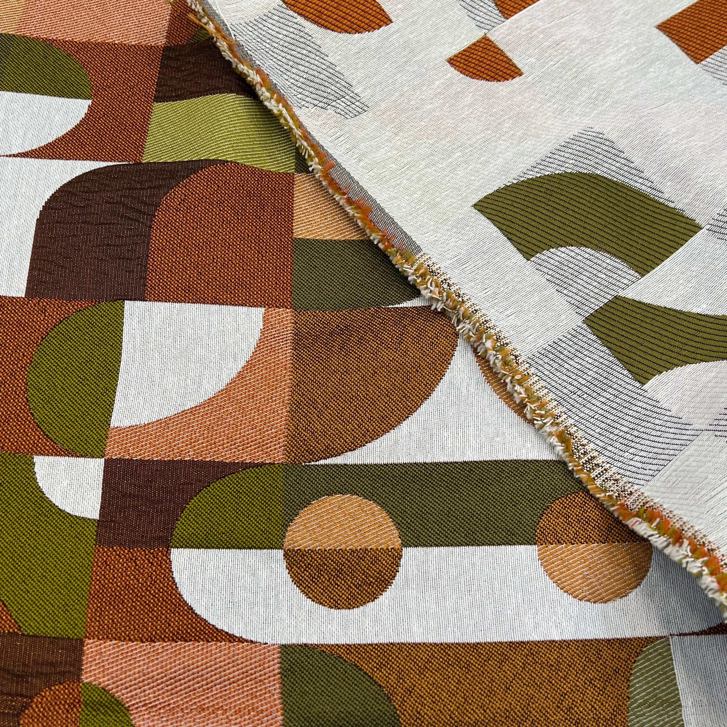 JACQUARD ABSTRACT ALLOVER BRONZE 140 CM - My Little Coupon