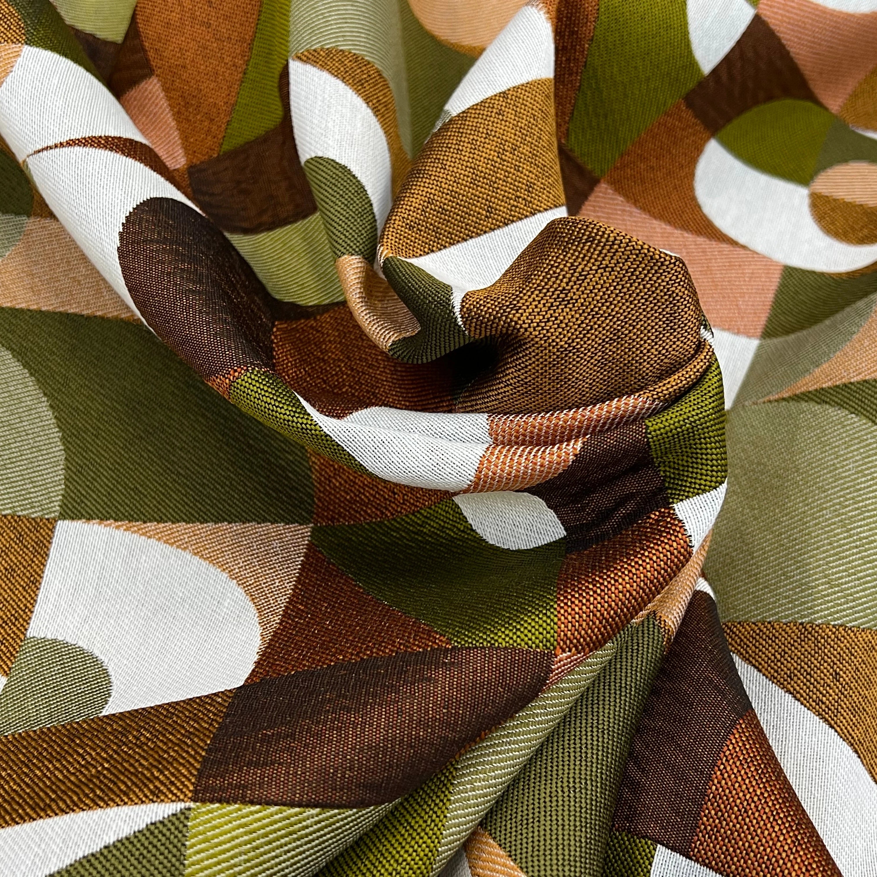 JACQUARD ABSTRACT ALLOVER BRONZE 140 CM - My Little Coupon