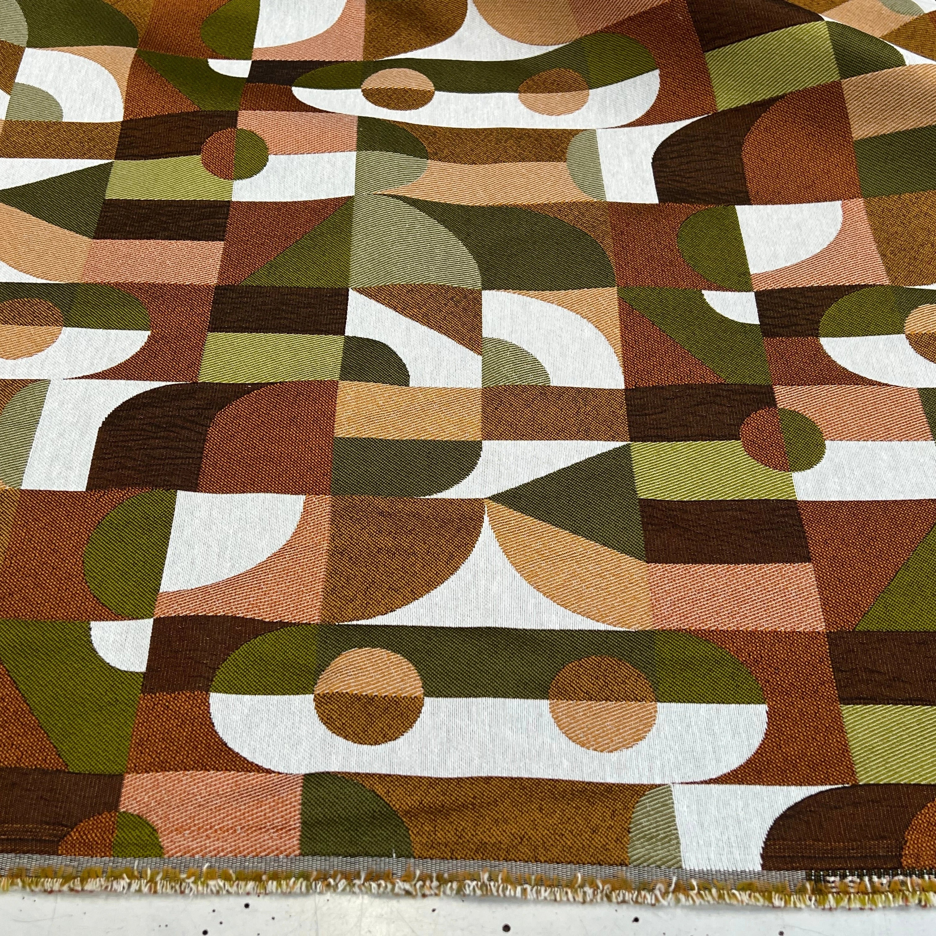 JACQUARD ABSTRACT ALLOVER BRONZE 140 CM - My Little Coupon