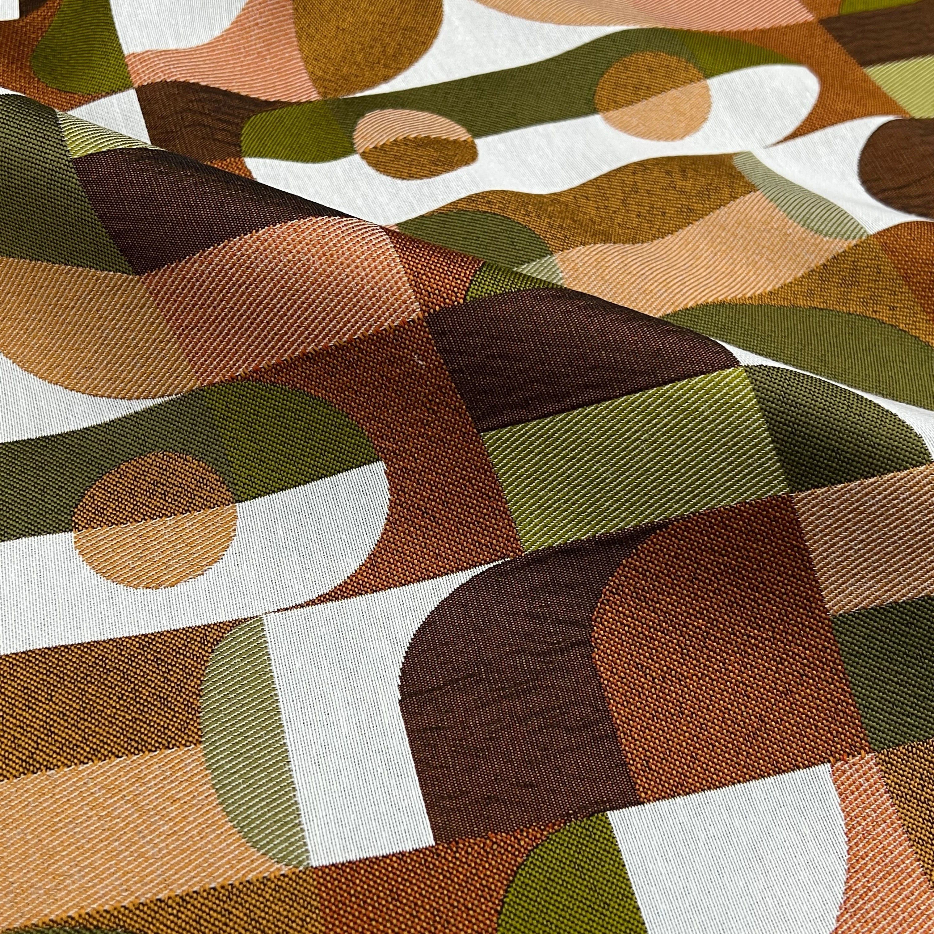 JACQUARD ABSTRACT ALLOVER BRONZE 140 CM - My Little Coupon