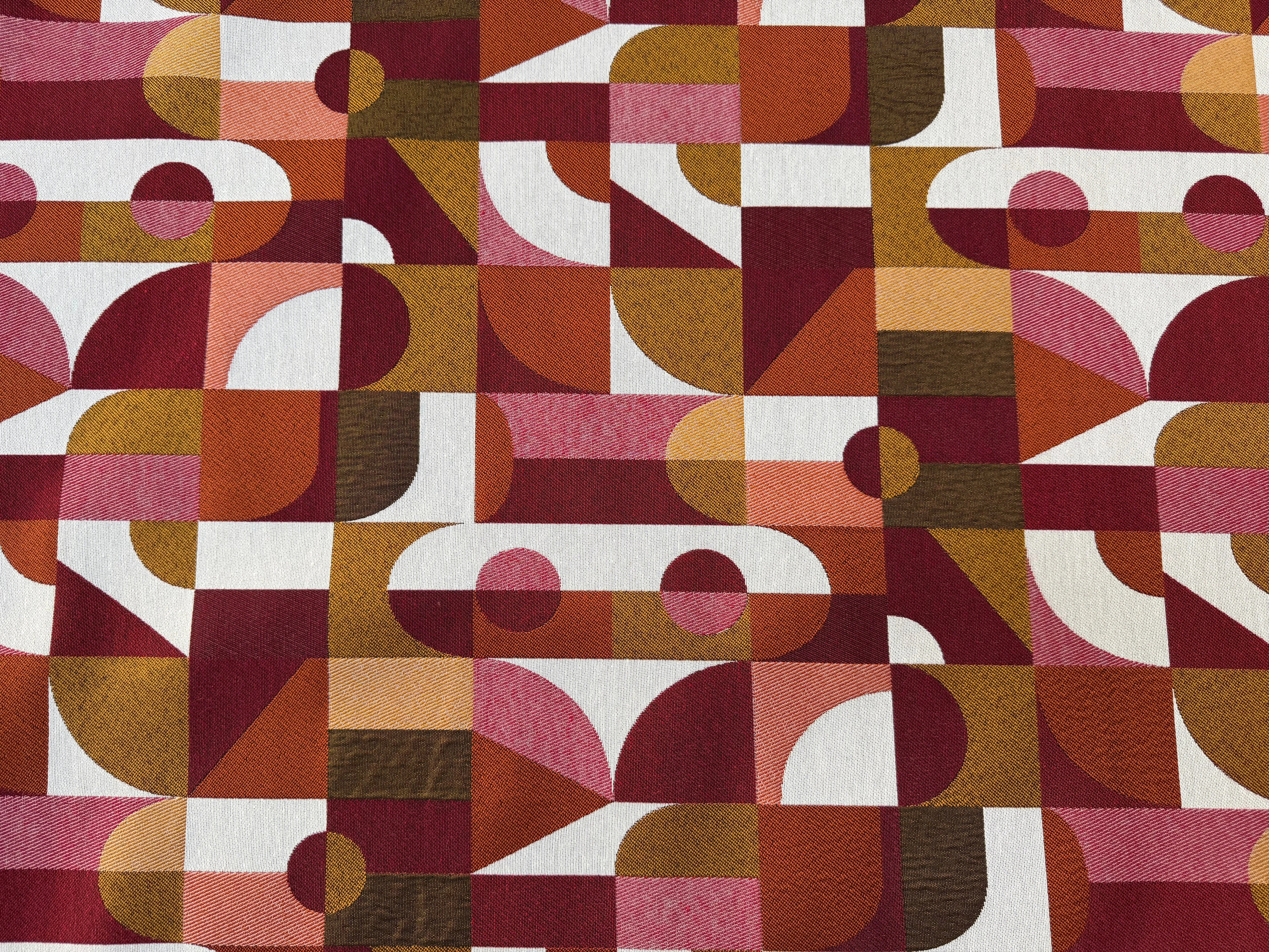 JACQUARD ABSTRACT ALLOVER PRUNE MADE IN FRACE - My Little Coupon