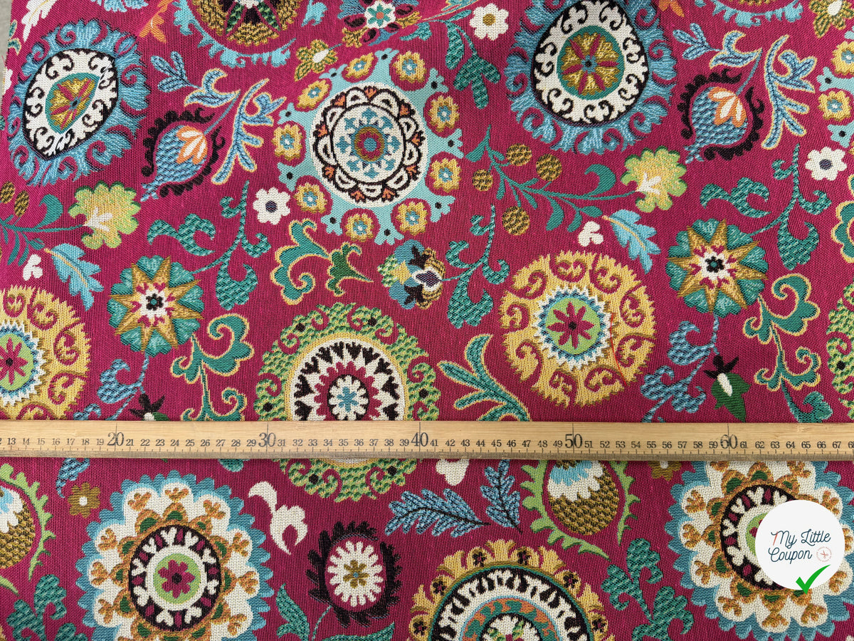 JACQUARD ANATOLIE ALLOVER ROSE 160 CM - My Little Coupon