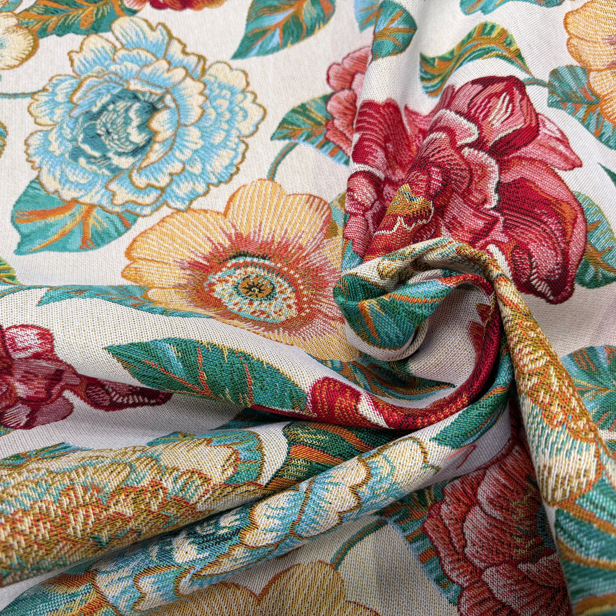 JACQUARD ASHLEY ALLOVER BLANC 160 CM - My Little Coupon
