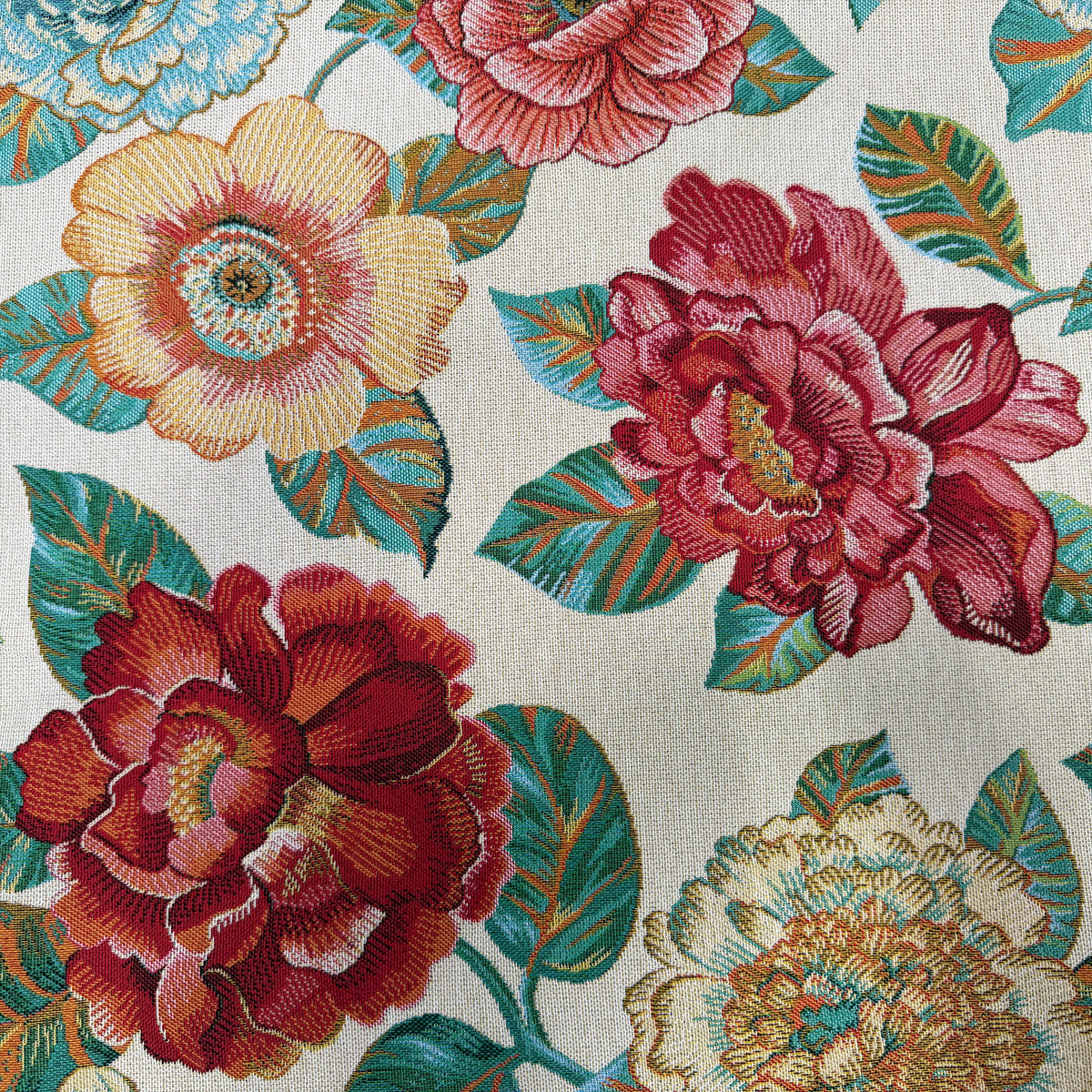 JACQUARD ASHLEY ALLOVER BLANC 160 CM - My Little Coupon