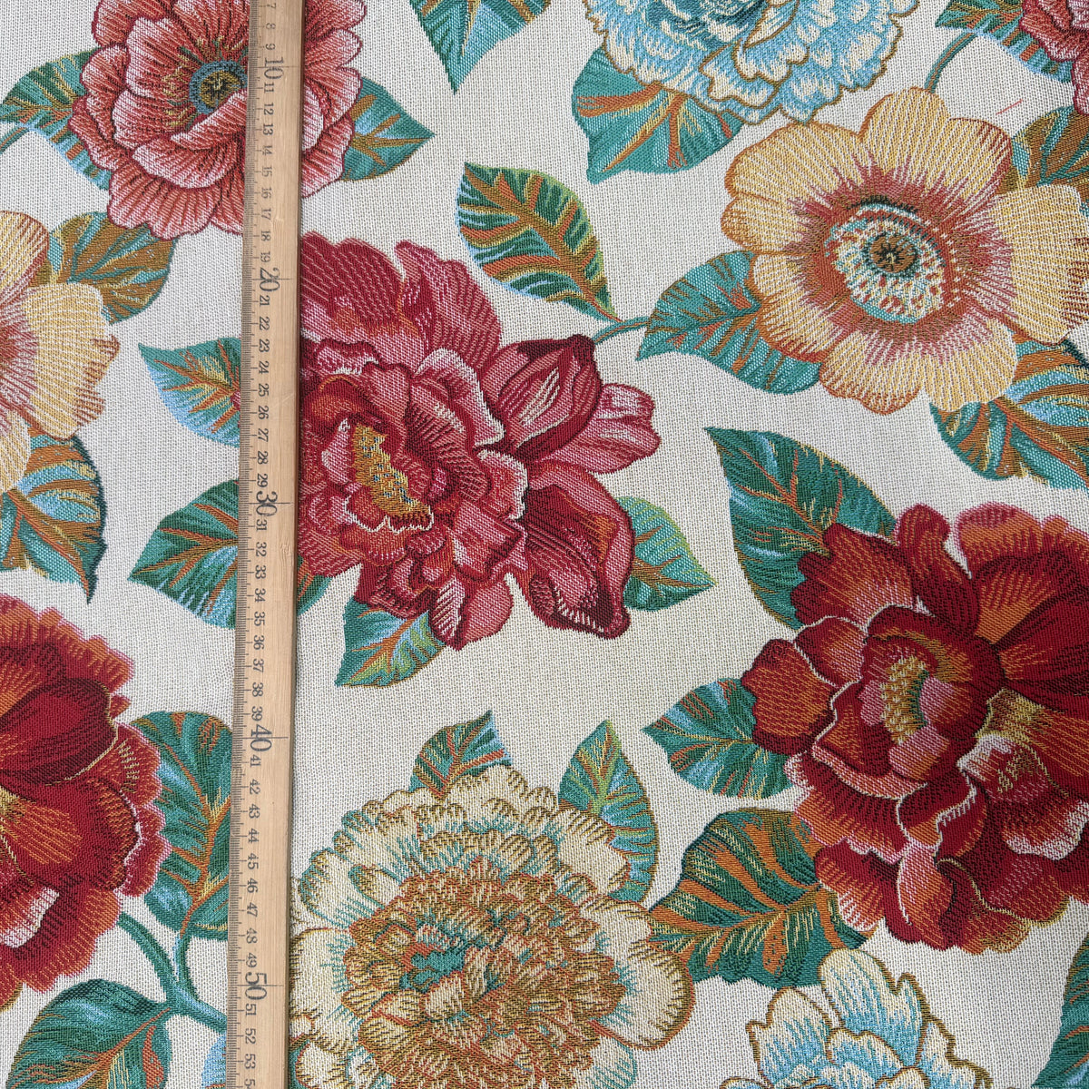 JACQUARD ASHLEY ALLOVER BLANC 160 CM - My Little Coupon