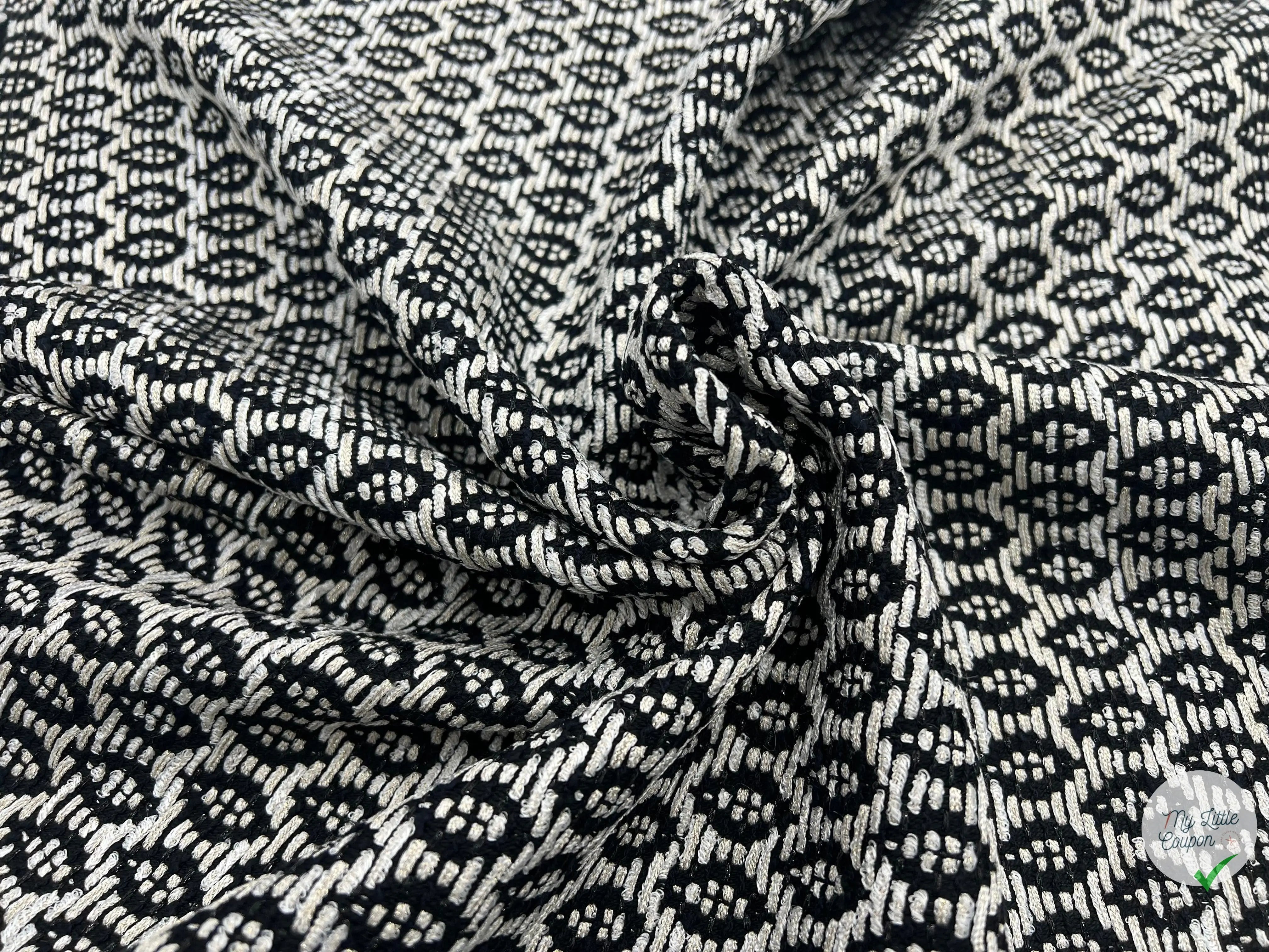 JACQUARD CHENILLE DEFILĂ DE REGARDS - My Little Coupon - tissu - coudre