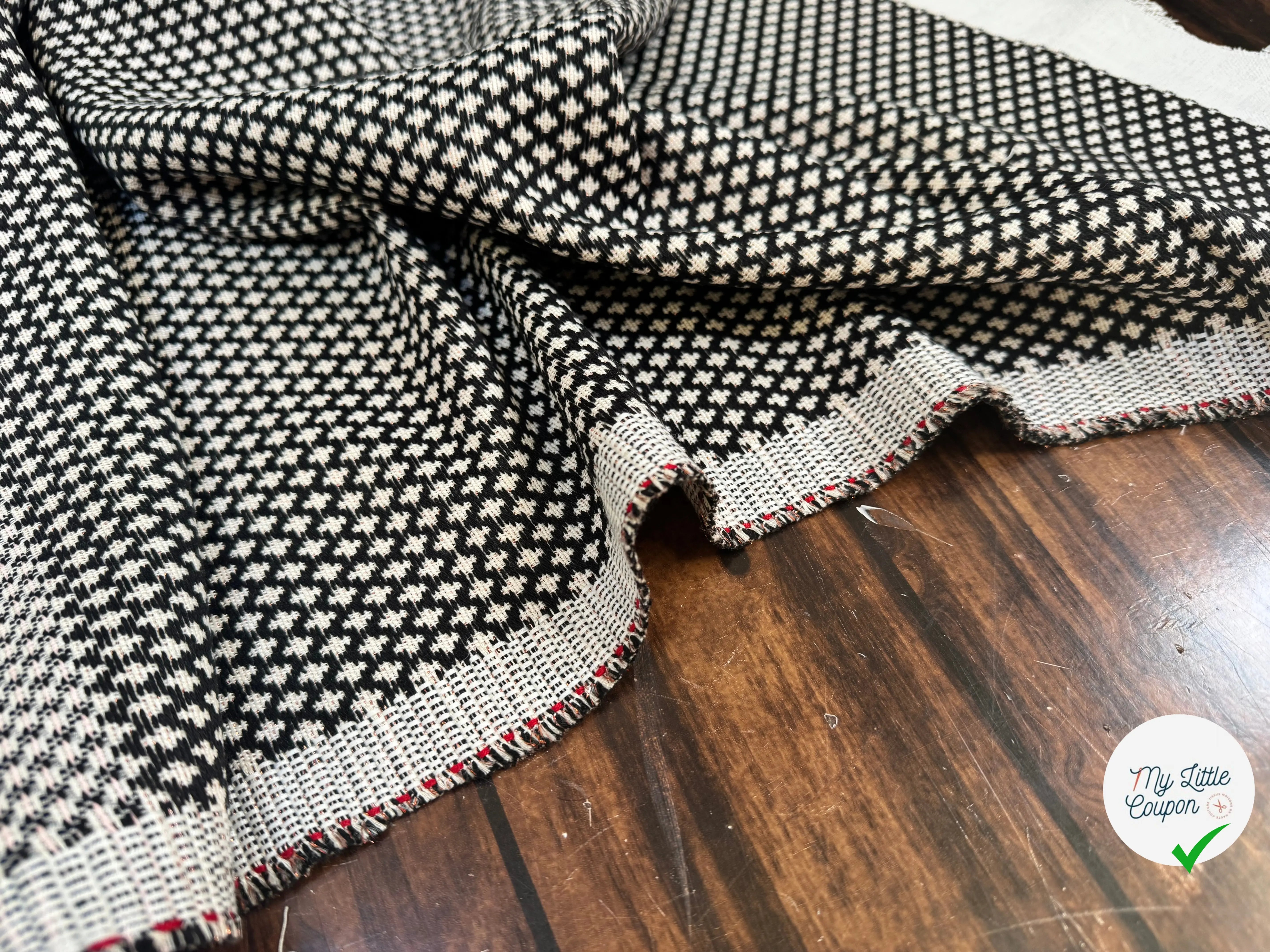 JACQUARD COTON FILS DORÉ - My Little Coupon