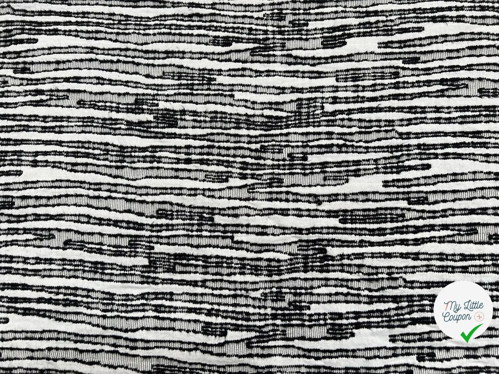 JACQUARD COTON ZĂBRURES COUTURES - My Little Coupon - tissu - coudre