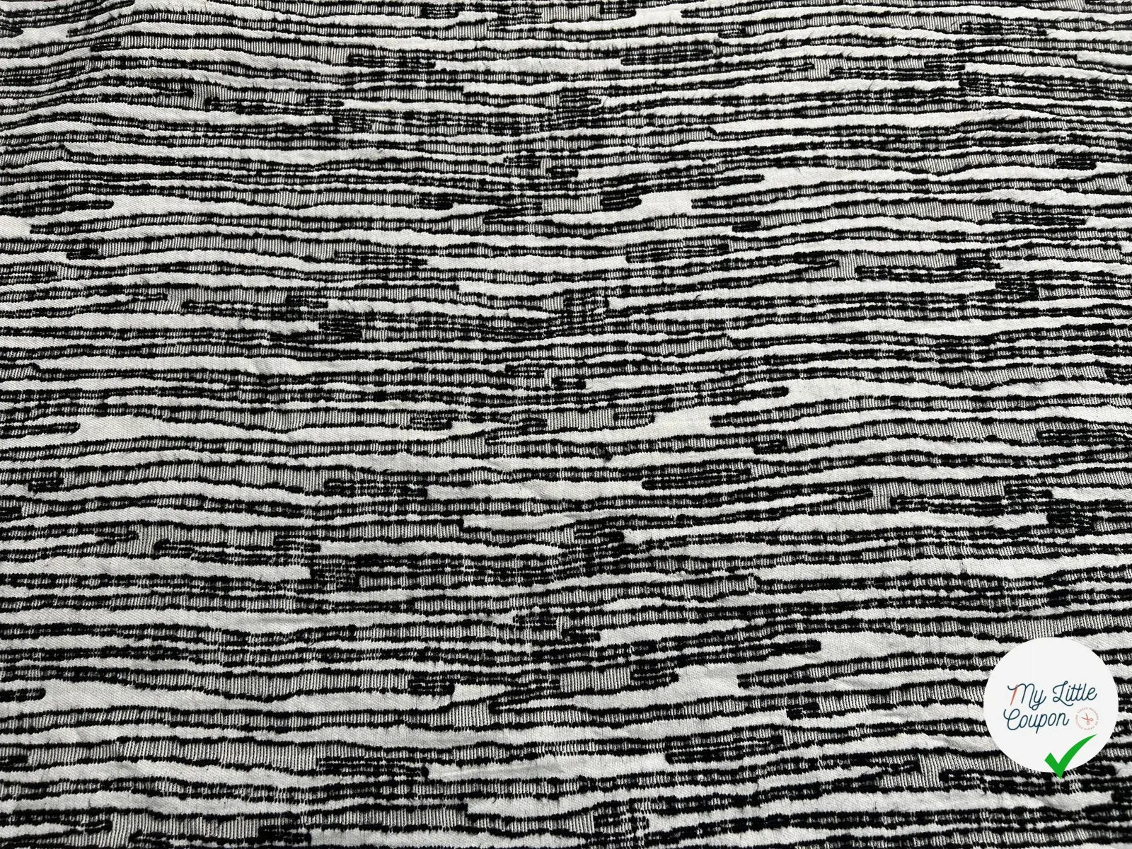 JACQUARD COTON ZĂBRURES COUTURES - My Little Coupon - tissu - coudre