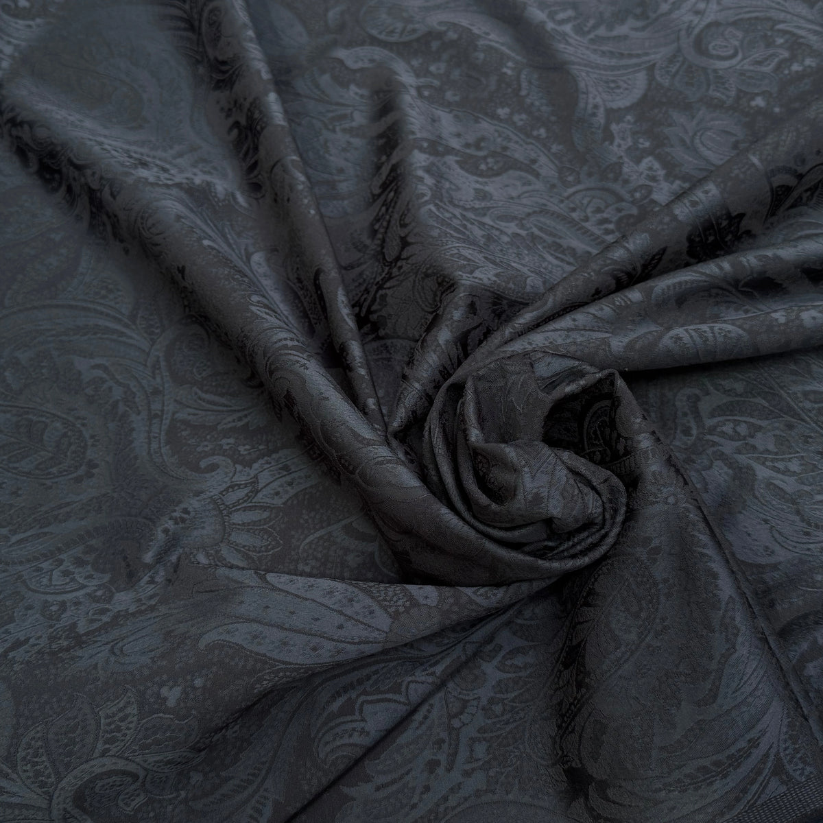 JACQUARD COUTURE PAISLEY IMPÉRIAL GRIS BLEU - My Little Coupon