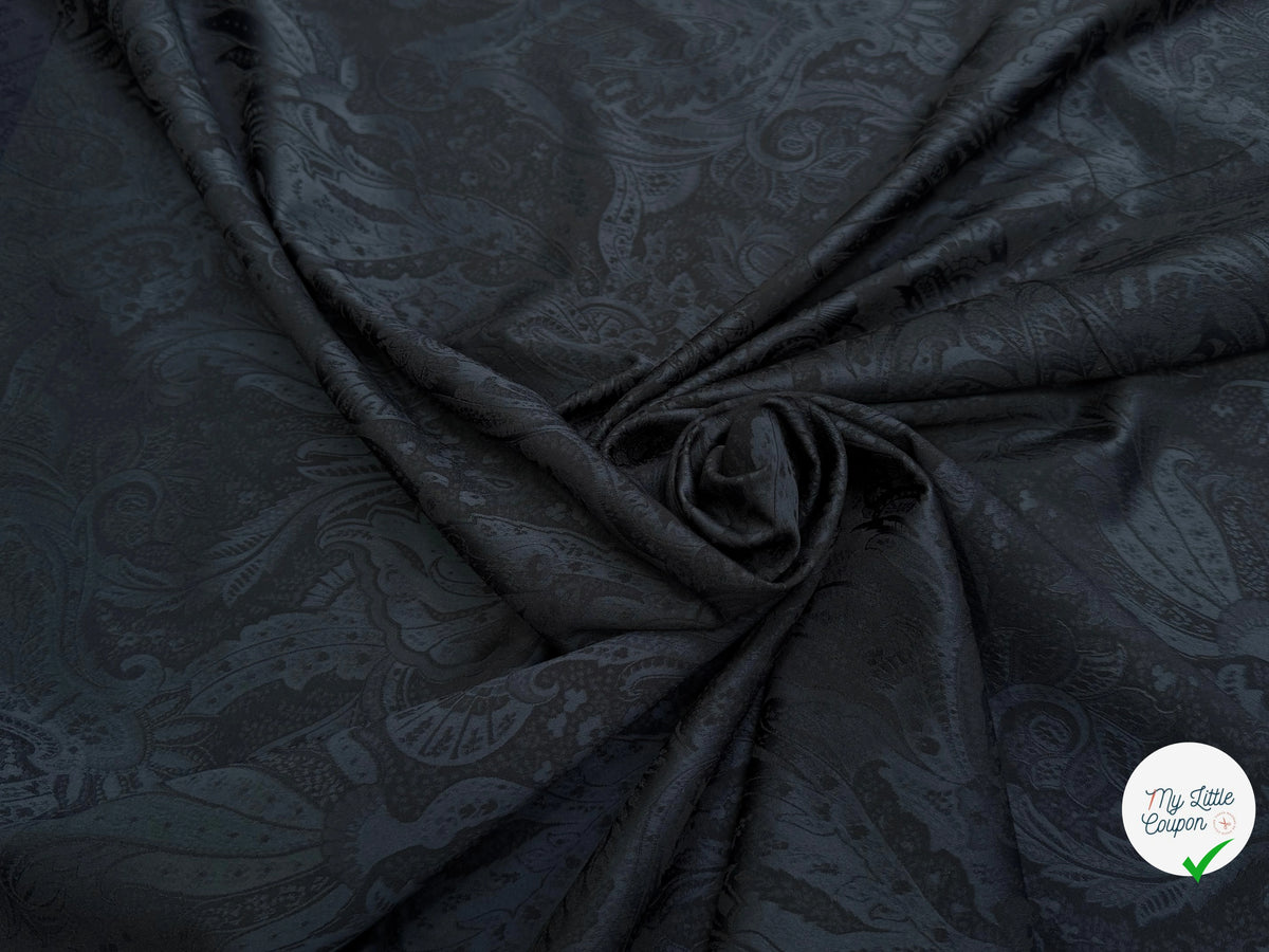 JACQUARD COUTURE PAISLEY IMPÉRIAL GRIS BLEU - My Little Coupon