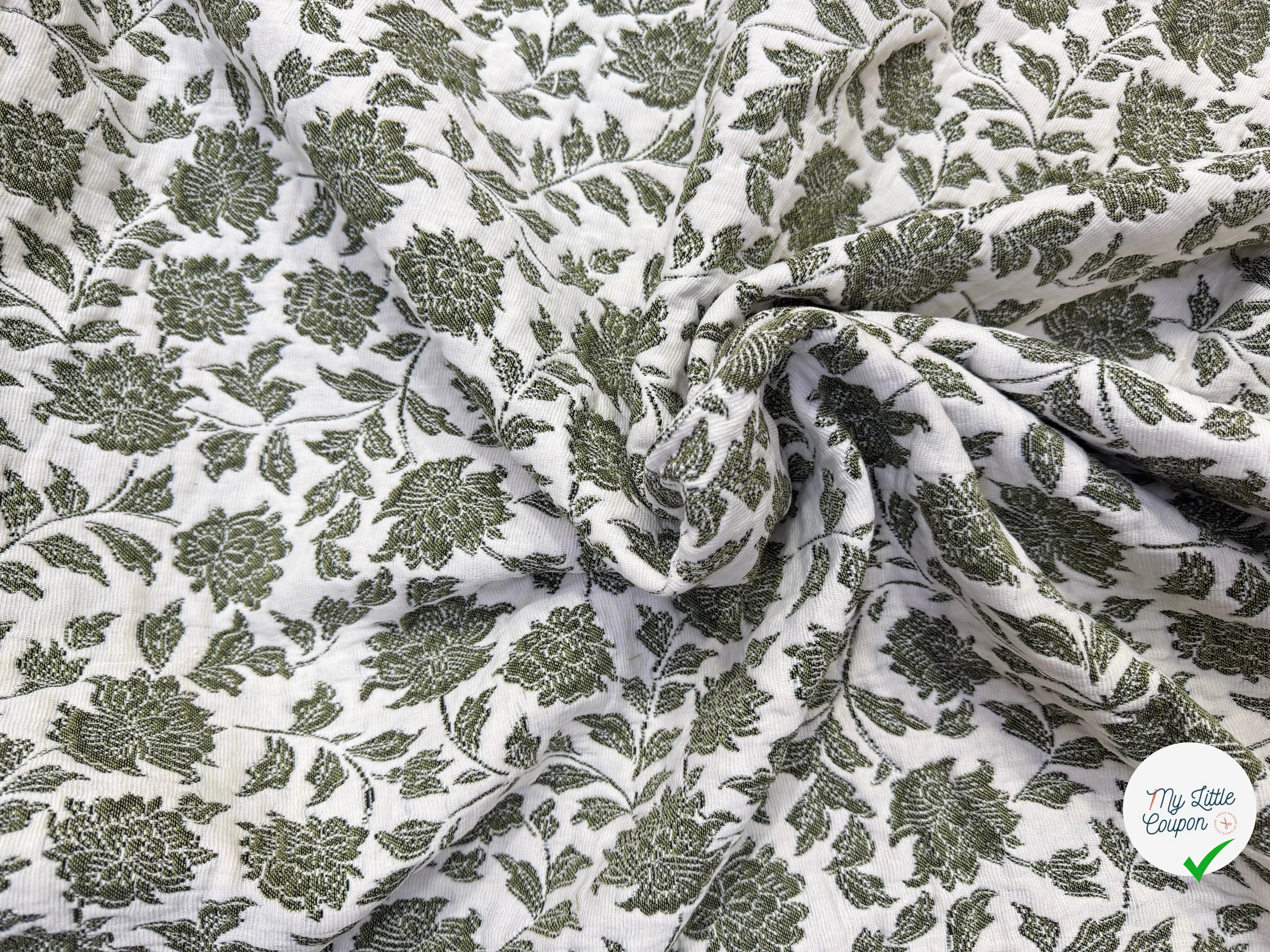 JACQUARD DEEPSI MADE IN FRANCE BLANC KAKI - My Little Coupon