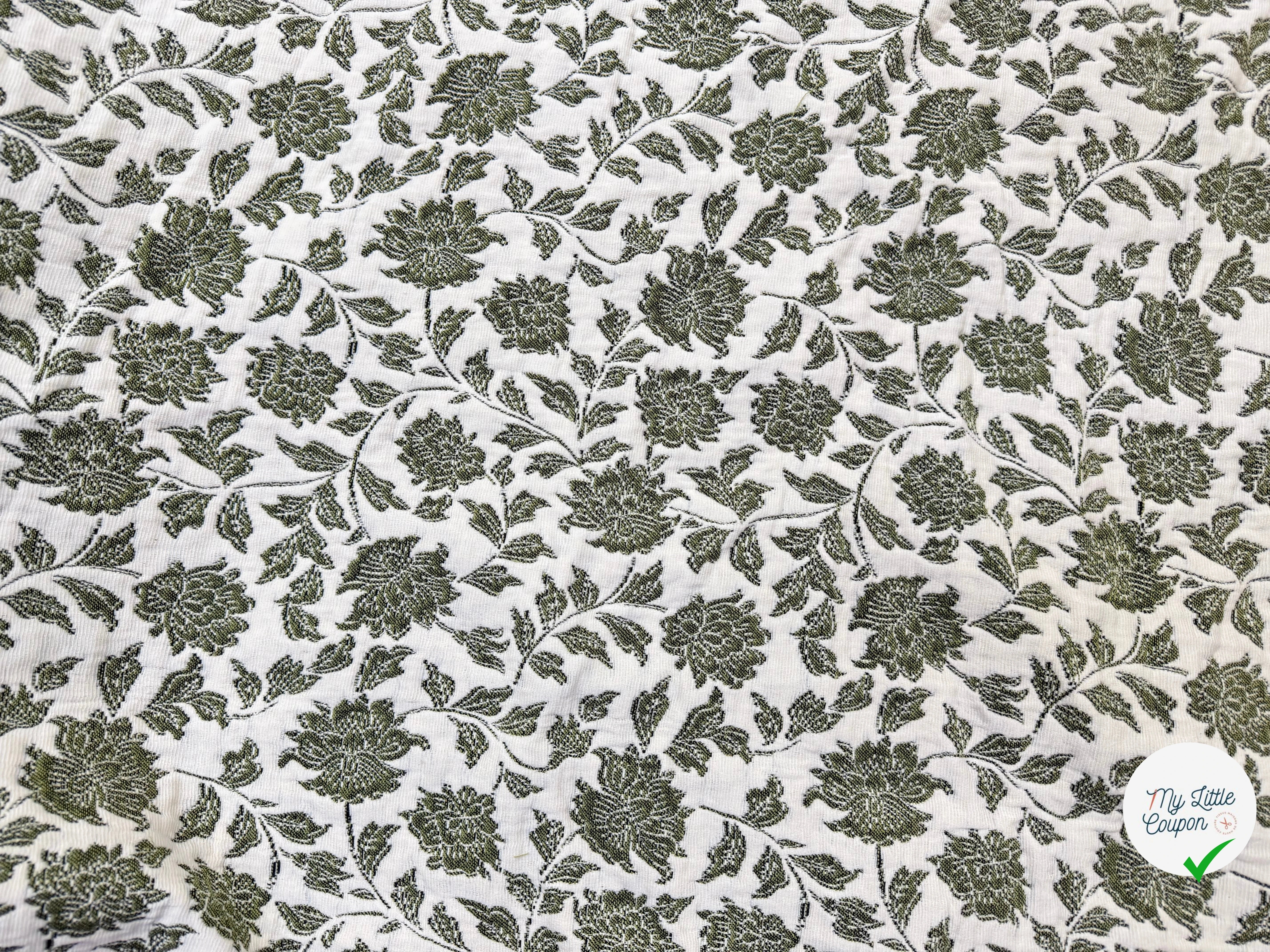 JACQUARD DEEPSI MADE IN FRANCE BLANC KAKI - My Little Coupon