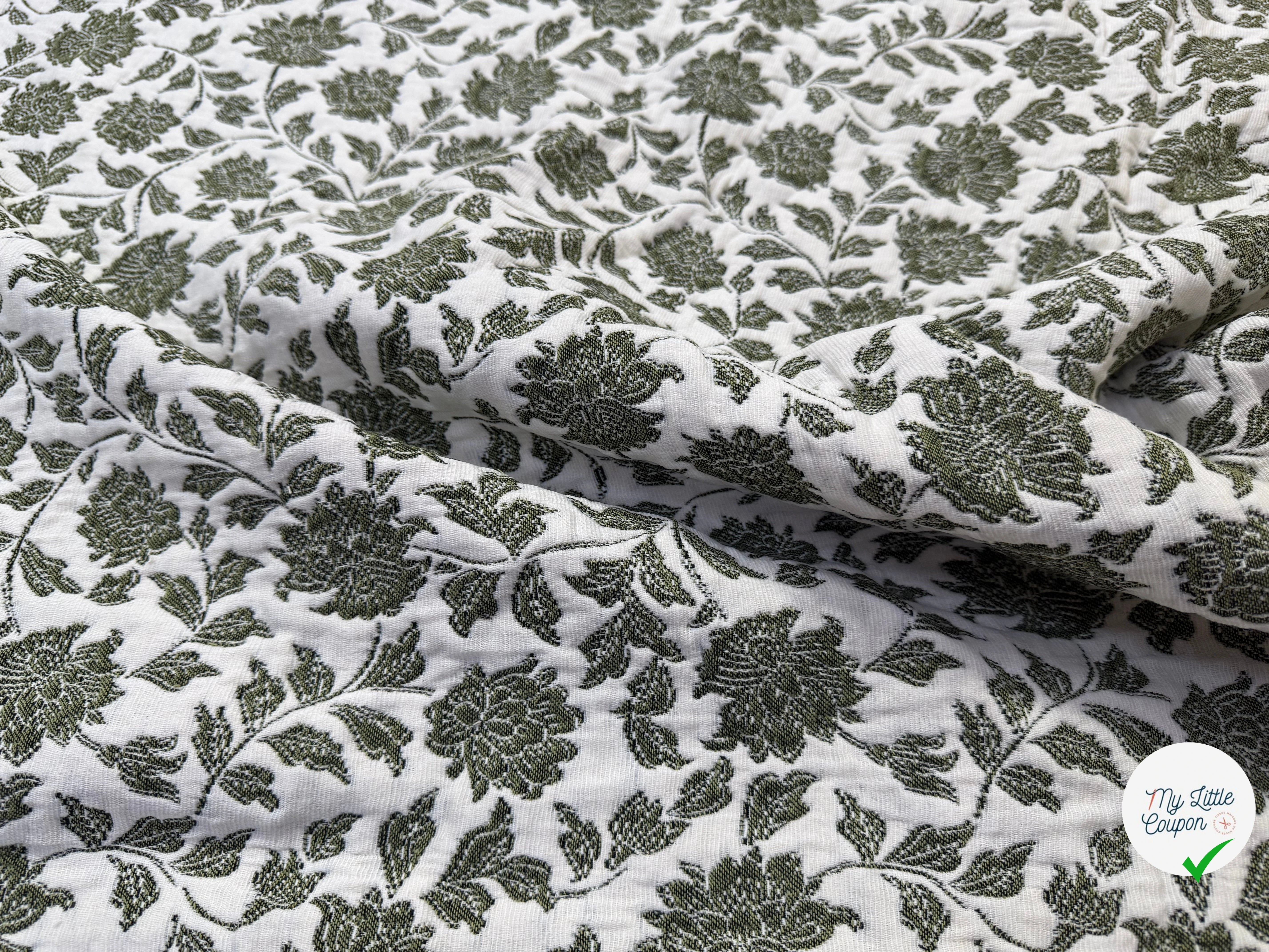 JACQUARD DEEPSI MADE IN FRANCE BLANC KAKI - My Little Coupon