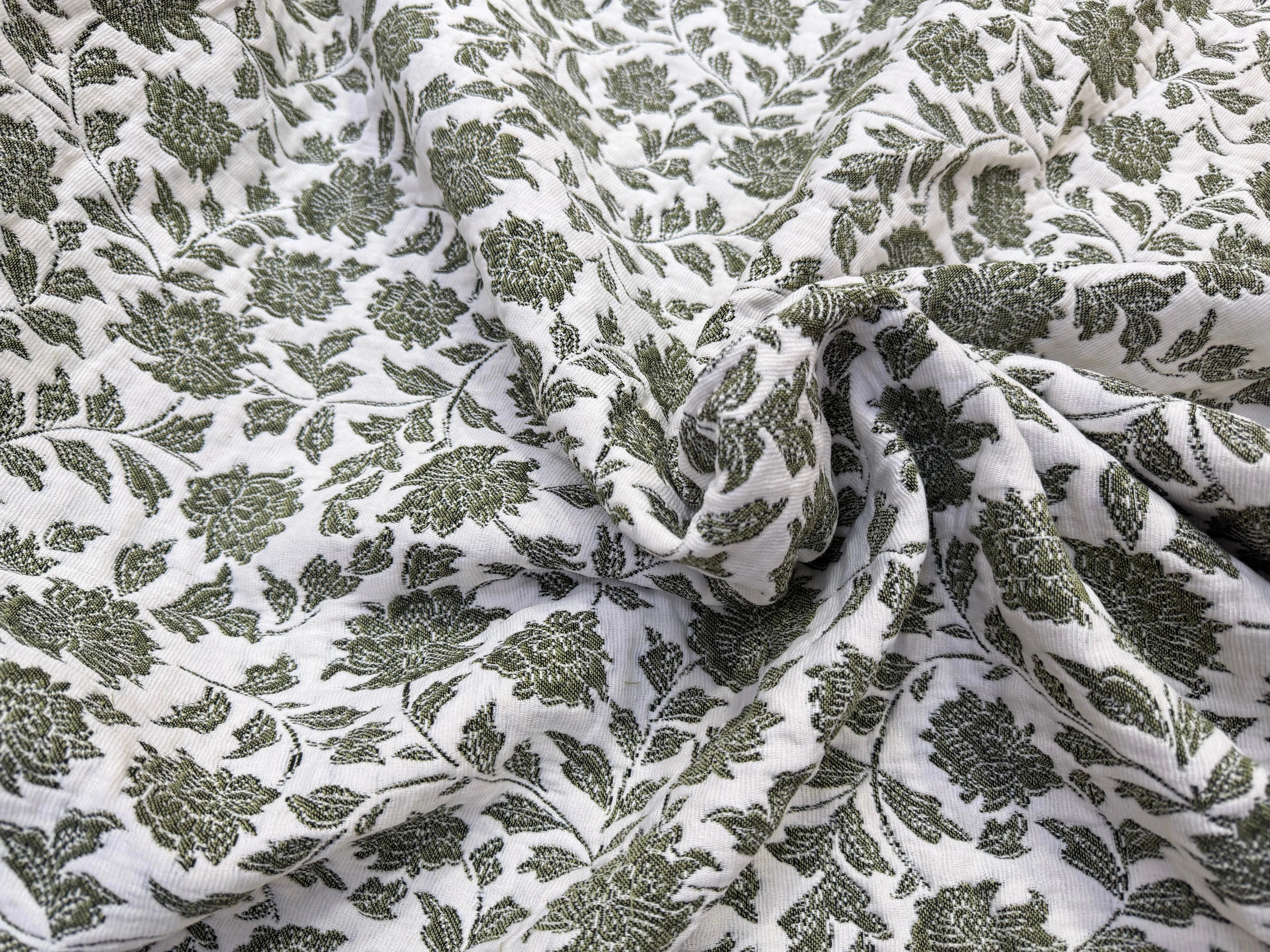 JACQUARD DEEPSI MADE IN FRANCE BLANC KAKI - My Little Coupon