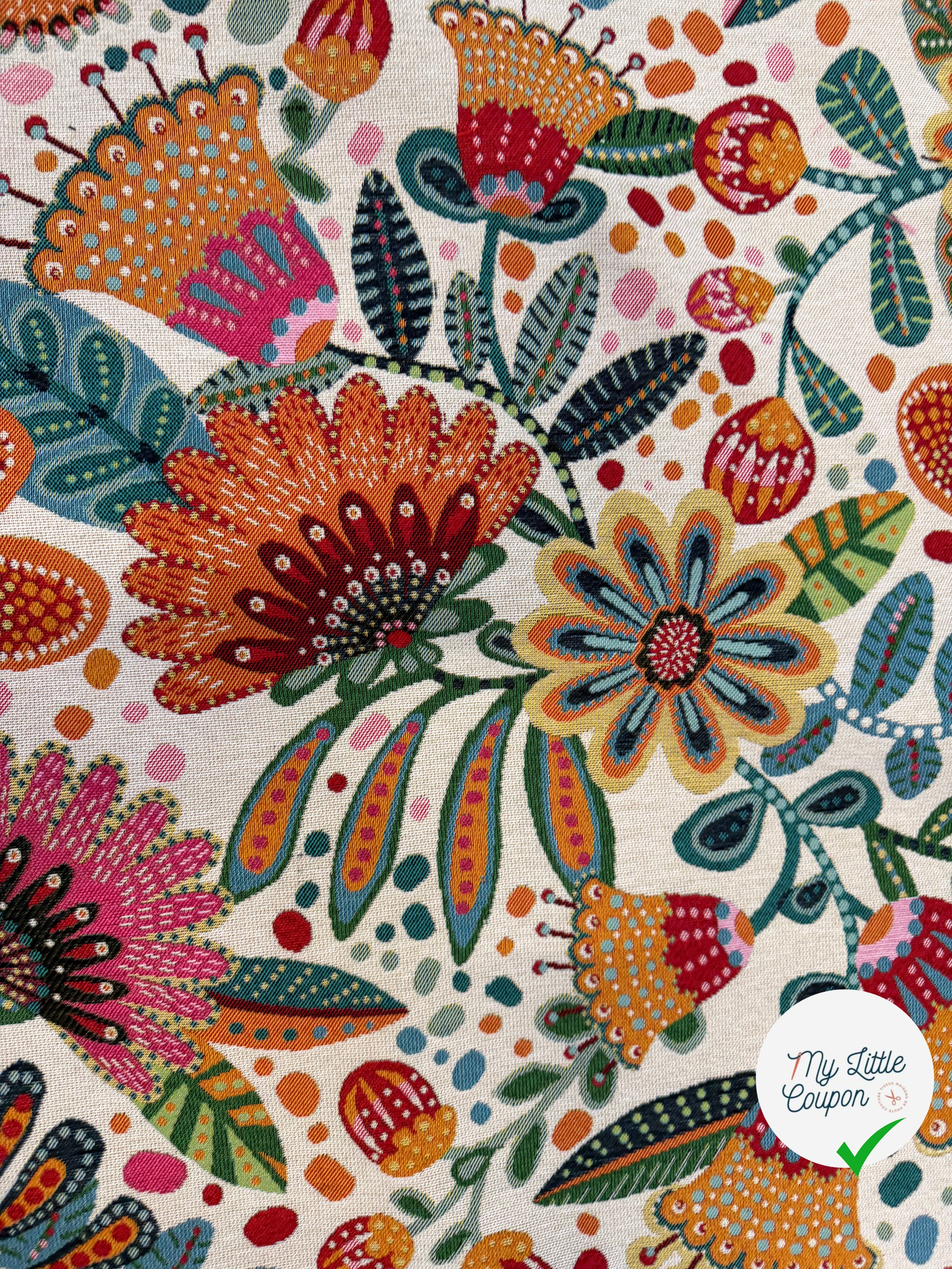 JACQUARD GINA MULZ 140 CM - My Little Coupon
