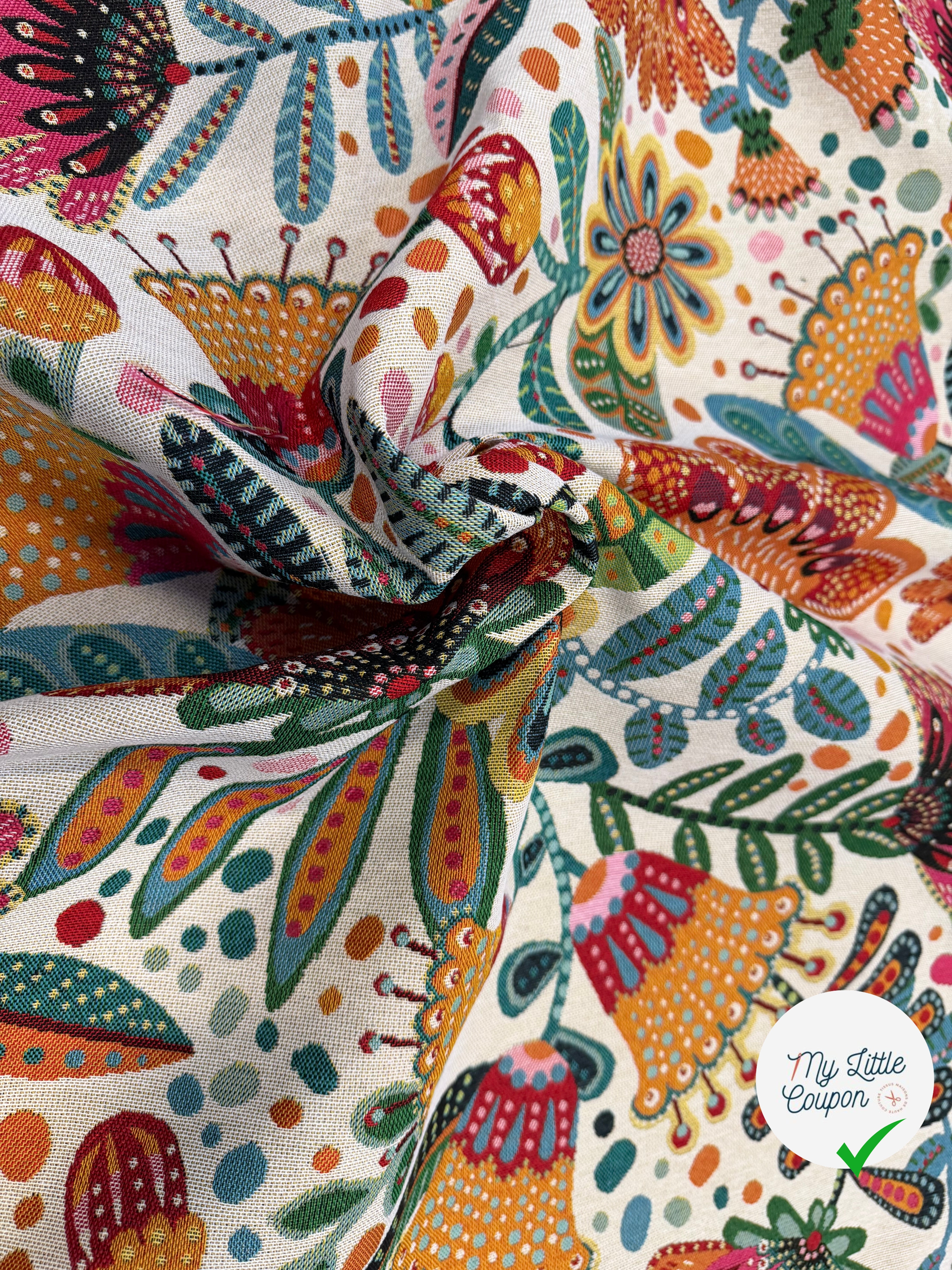 JACQUARD GINA MULZ 140 CM - My Little Coupon