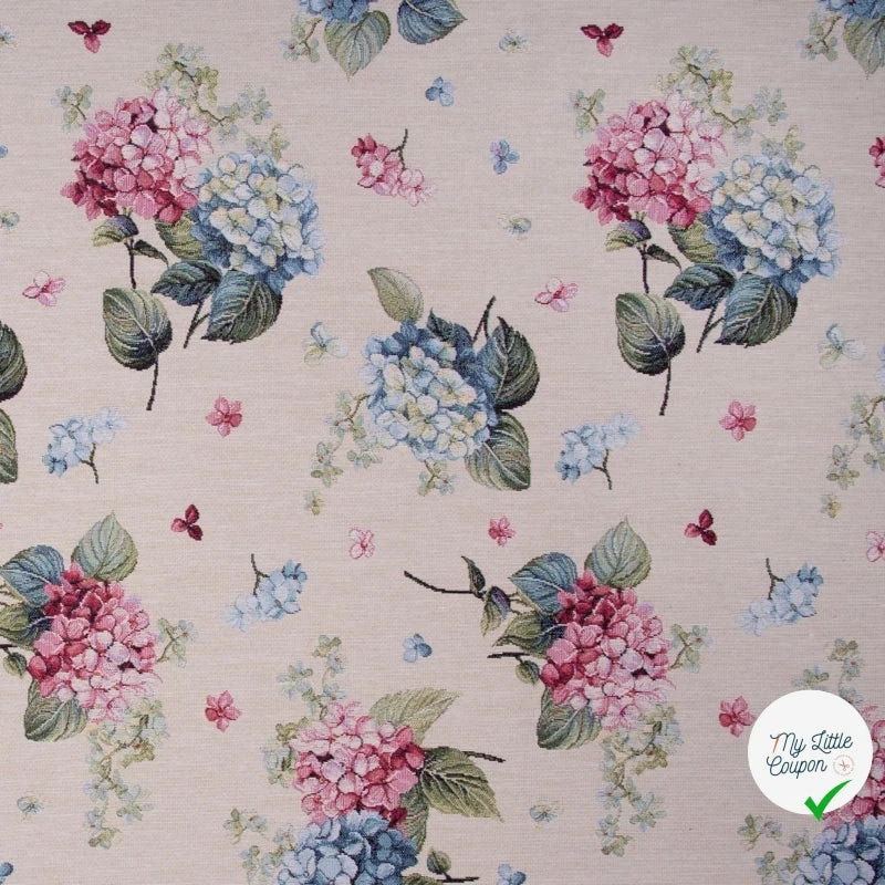 GOBELIN PREMIUM (251030-1763) JARDIN D’HORTENSIAS MULTICOLORE - My Little Coupon