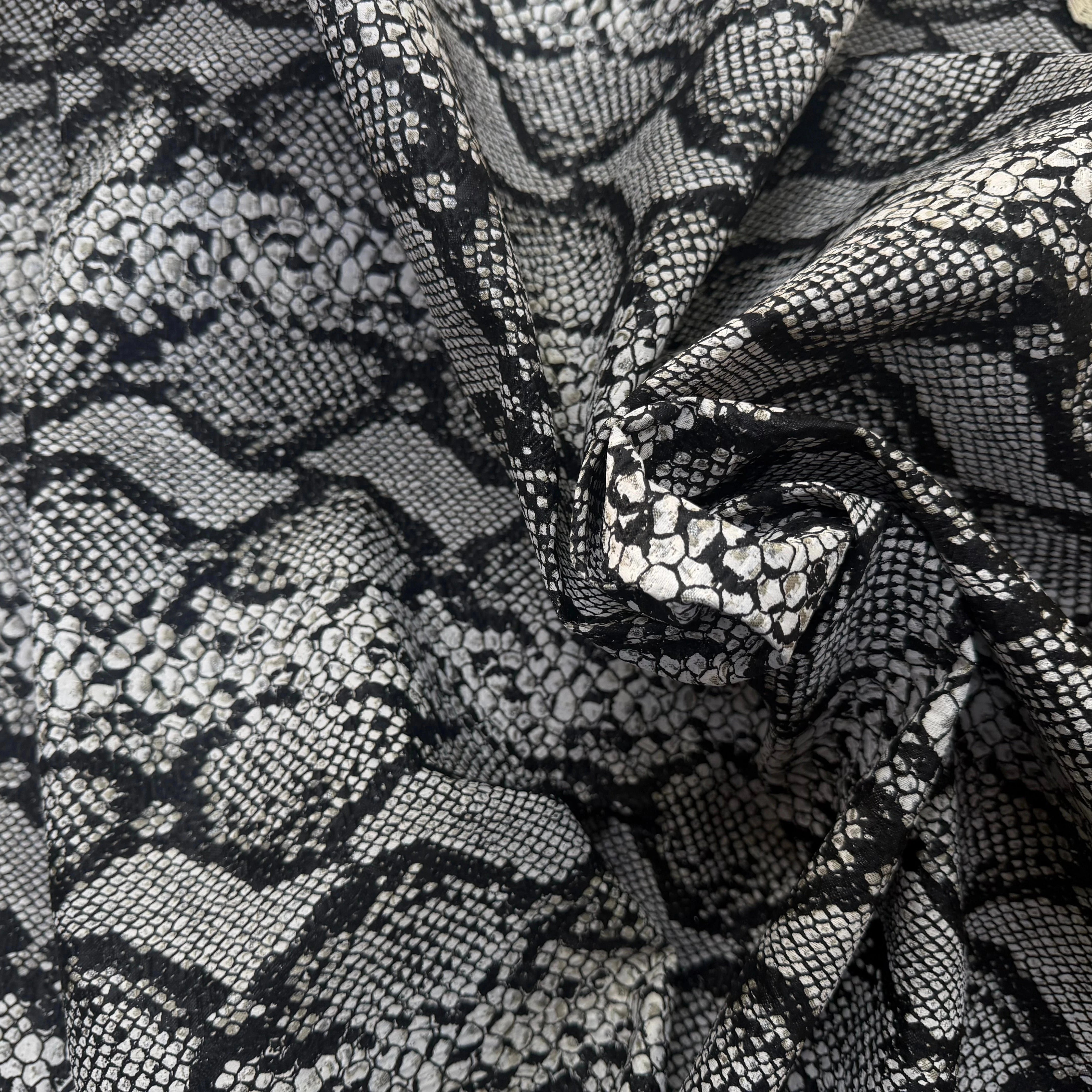 JACQUARD IMITATION PYTHON CLAIR SERPENTE - My Little Coupon